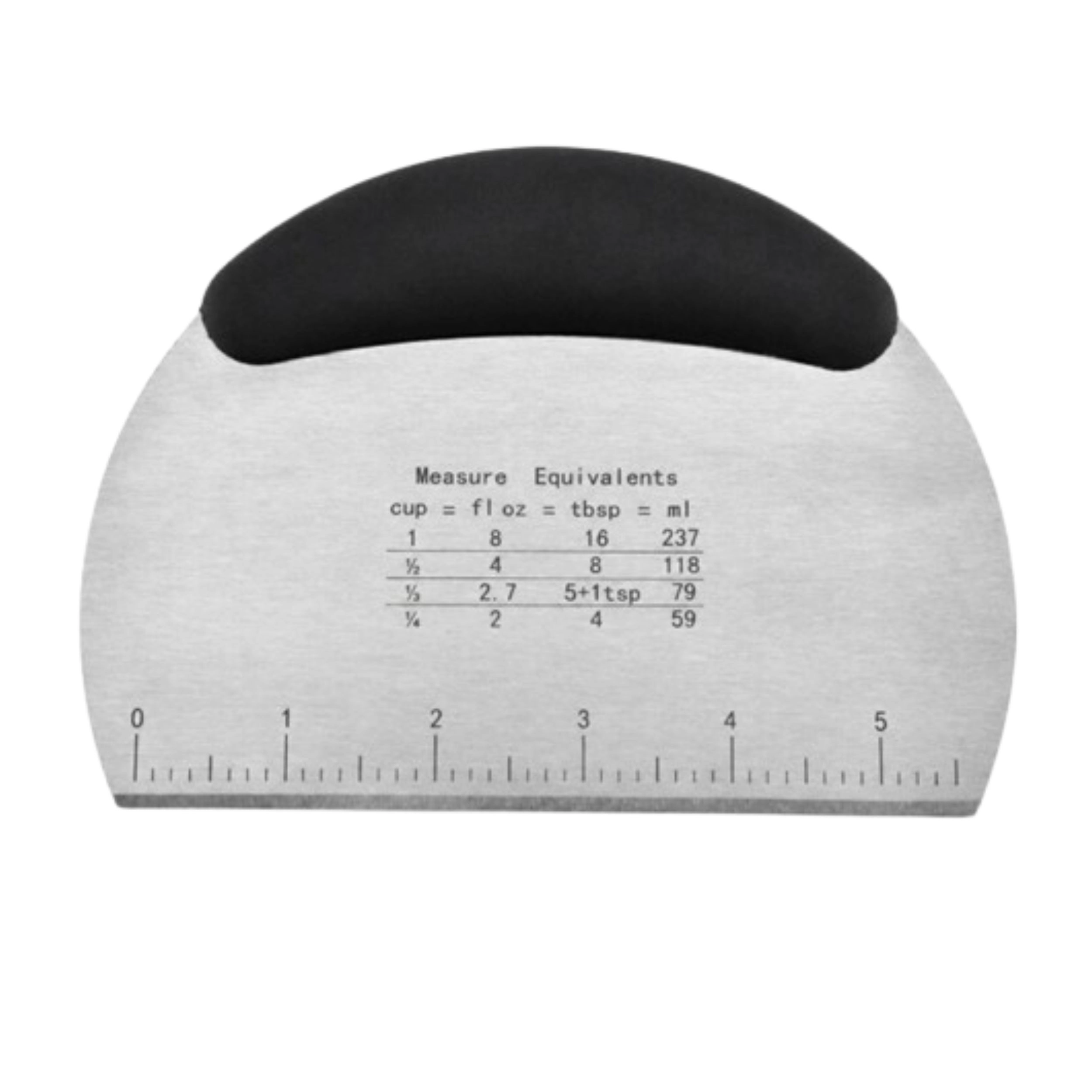 Home Collection Stainless Steel Dough Scraper Cutter with Handle Bench Baking Tool