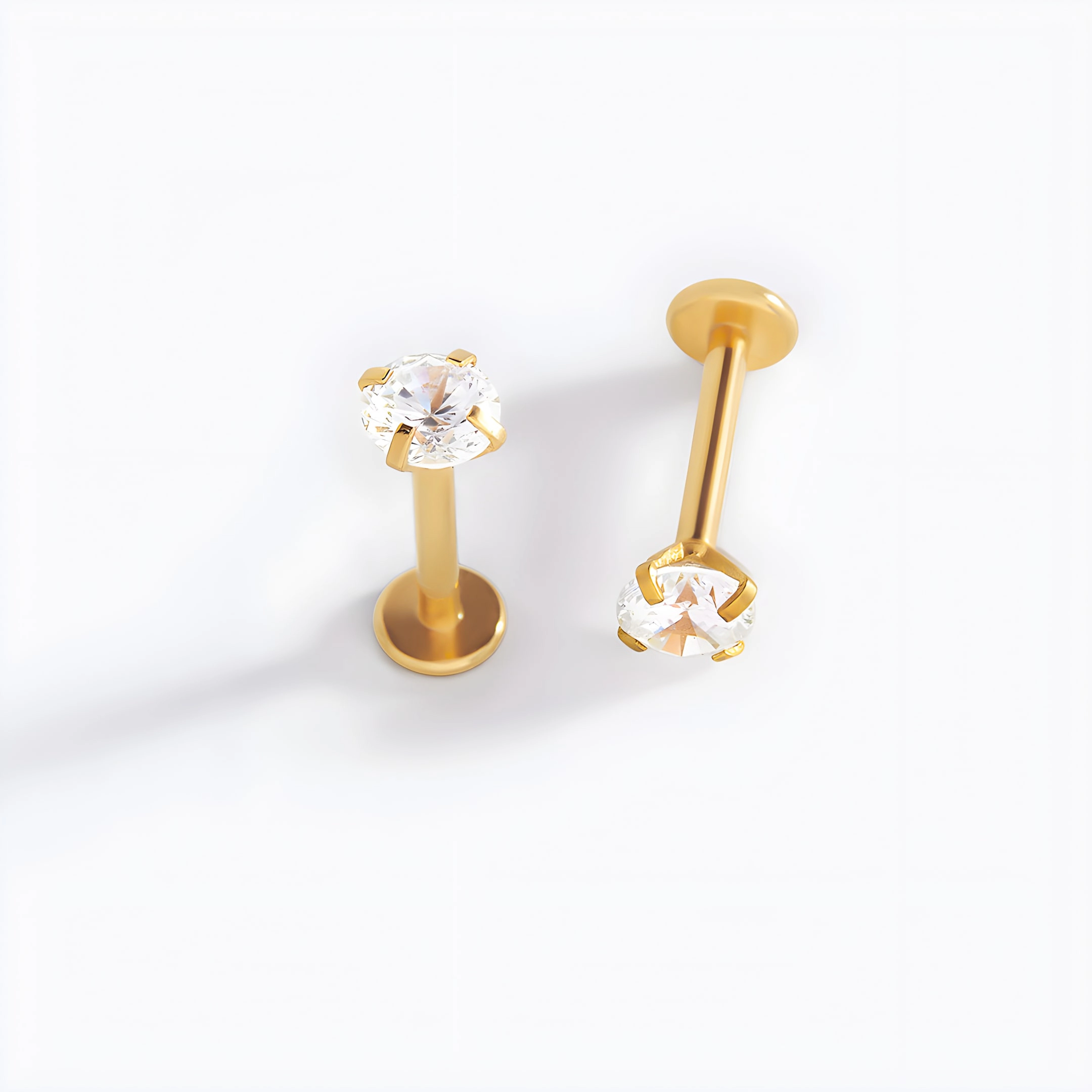 Mint & Lily Women's Crystal Flatback Stud Earrings