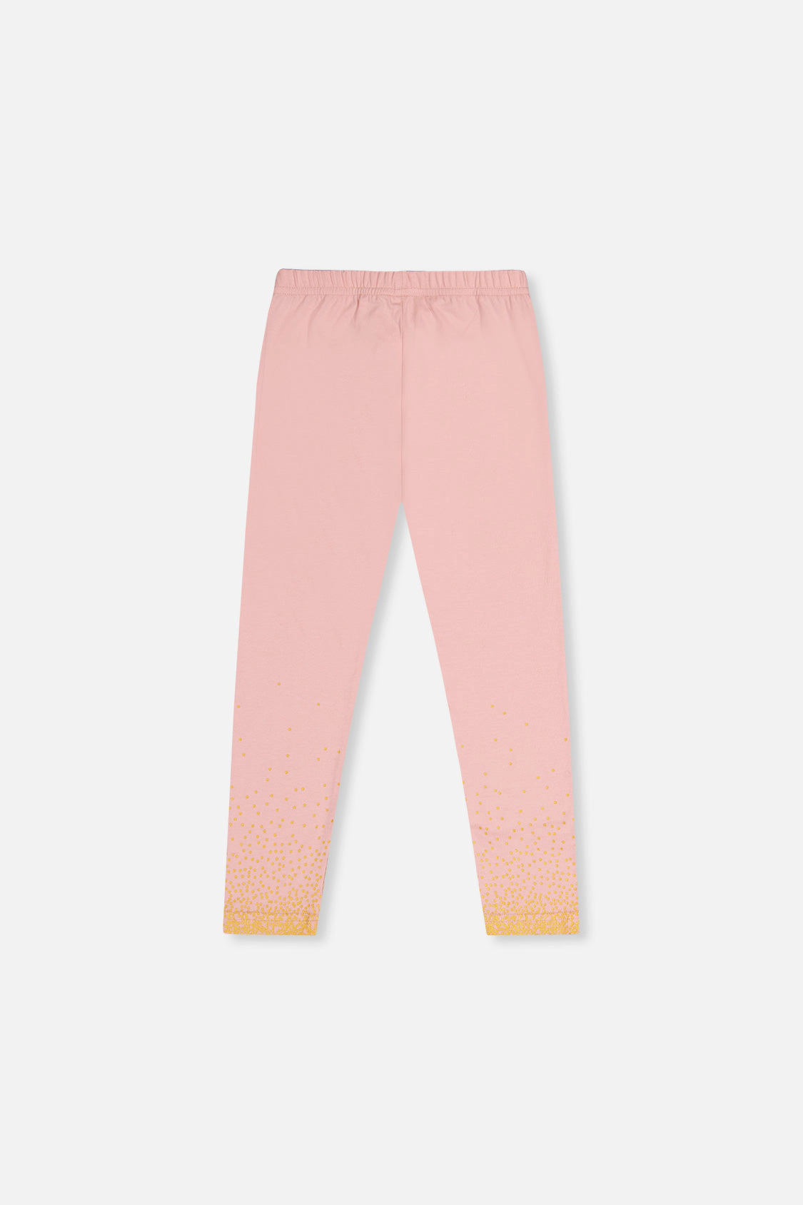 Deux par Deux Girls Glitter Gradient Organic Cotton Leggings