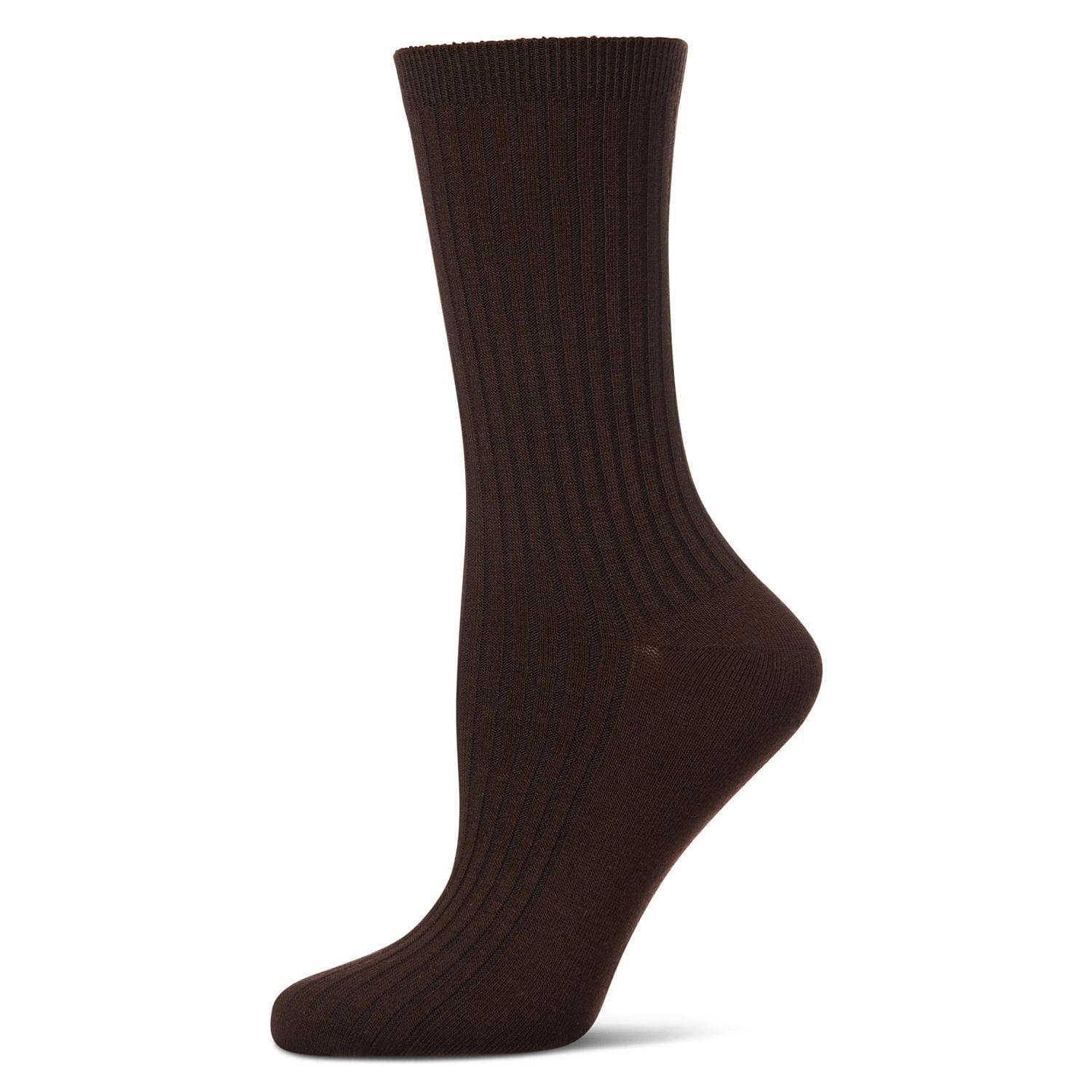 MeMoi Women's 3 Pair Pack Rib Crew Socks