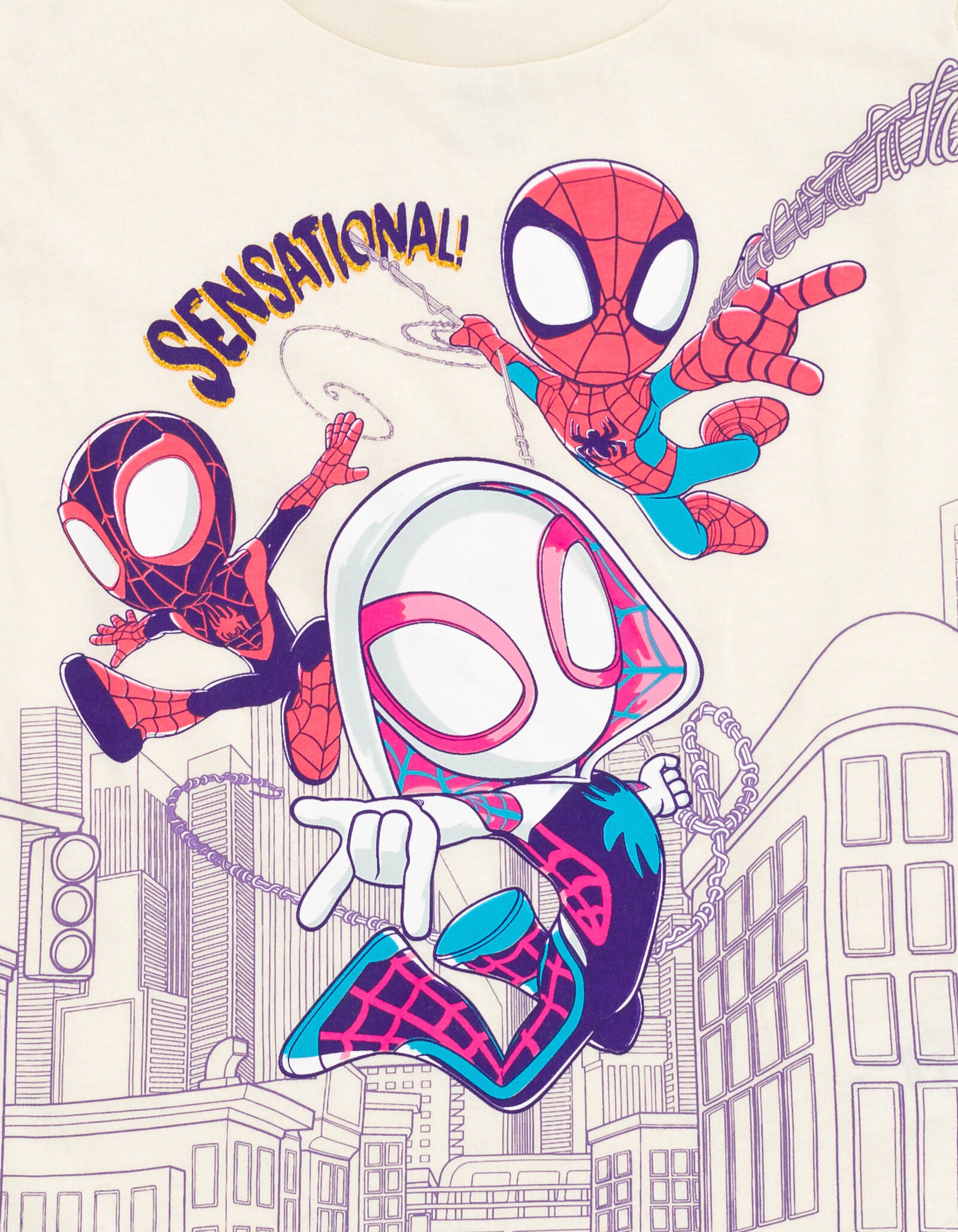 Marvel Spidey and His Amazing Friends Girls' 2-Piece T-Shirt Leggings Set