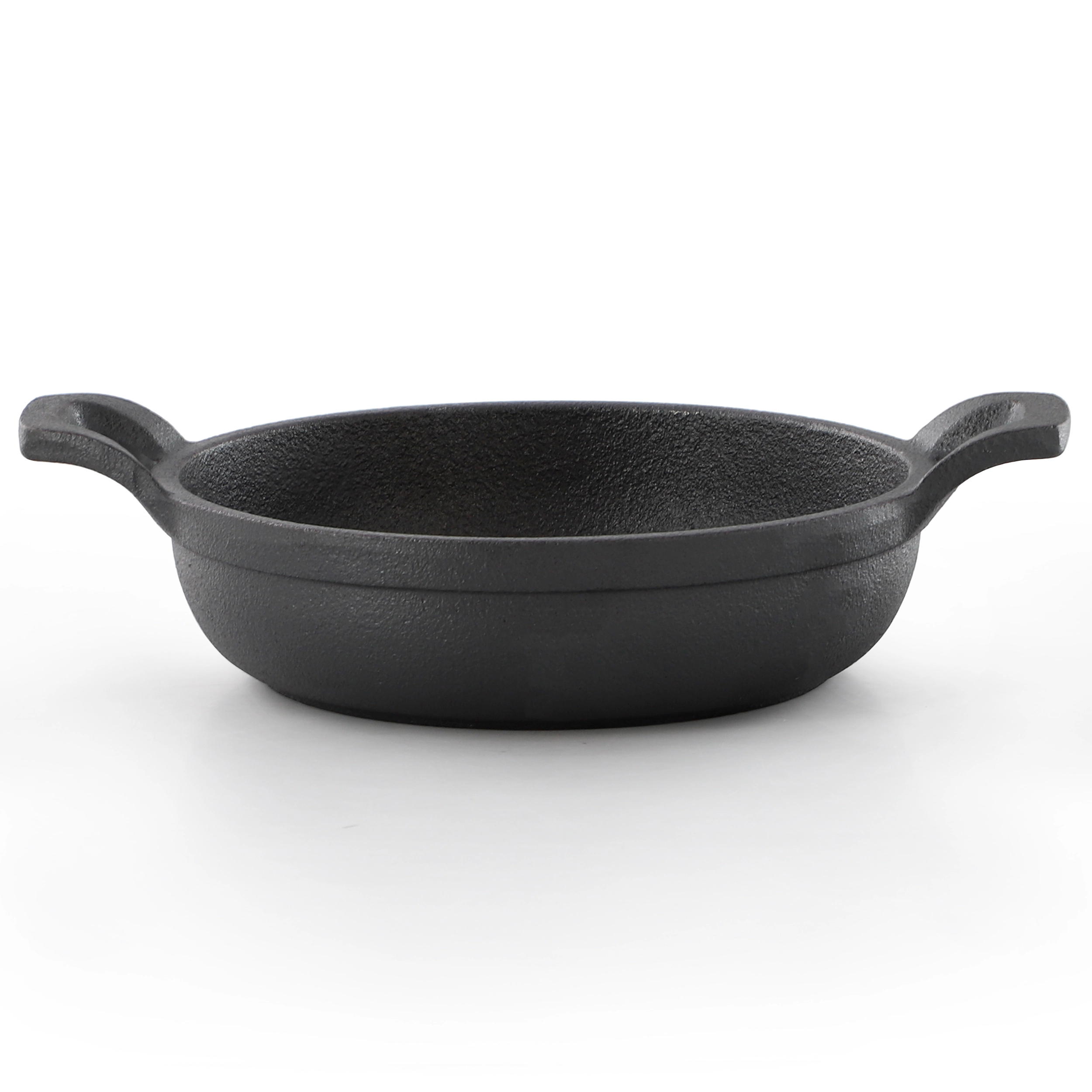 Megachef 5 Inch Round Cast Iron Frying Pan for Indoor/Outdoor Use
