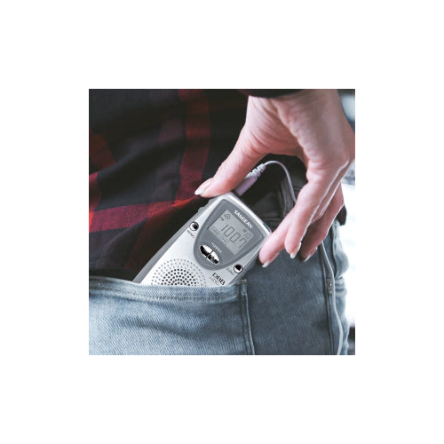 SANGEAN DT-210 Pocket AM/FM Radio - PLL Synthesized Tuning, 25 Presets, Dynamic Bass Boost