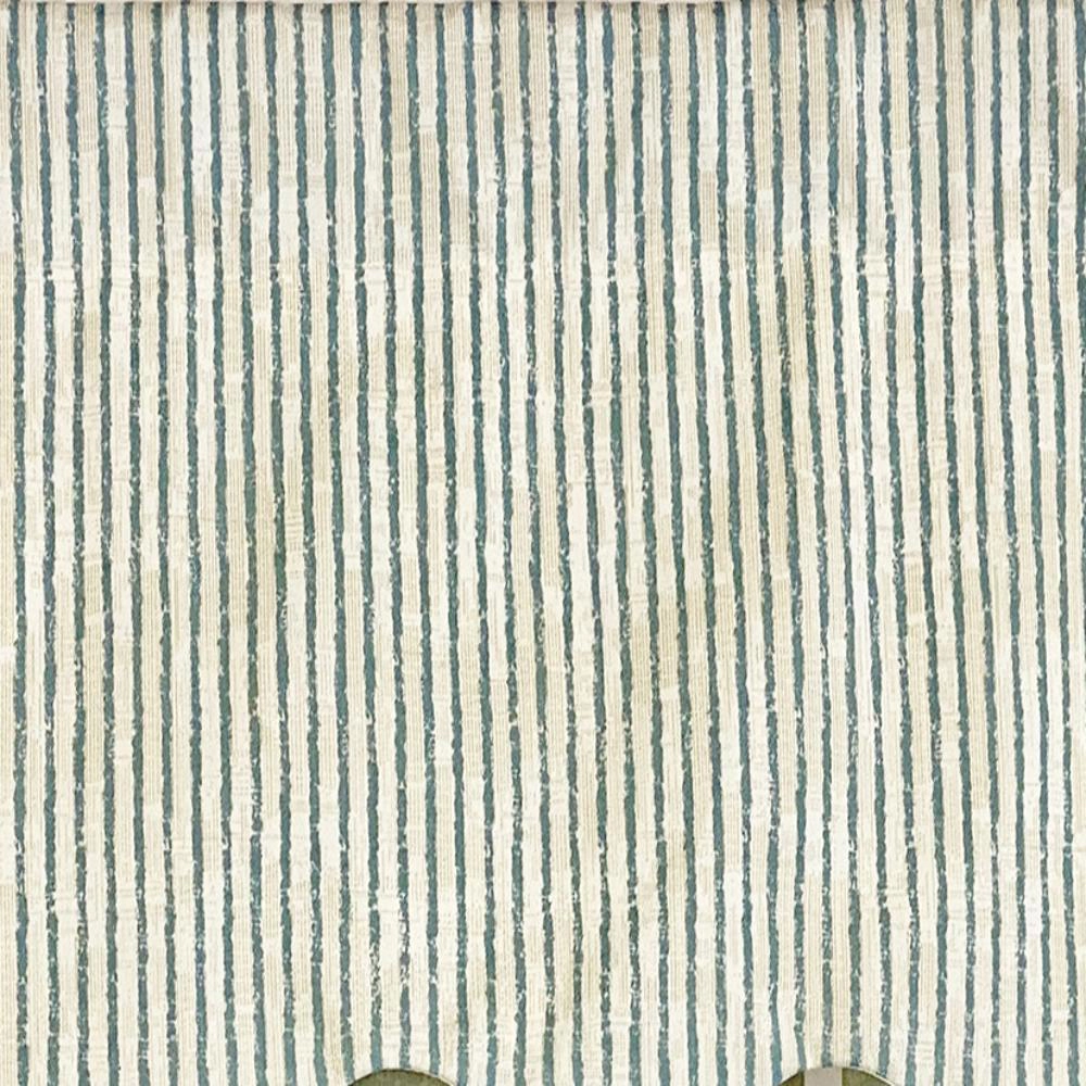 RLF Home Duval Regal Valance Ocean Blue. 3" Rod  Pocket 50"W x 17"L
