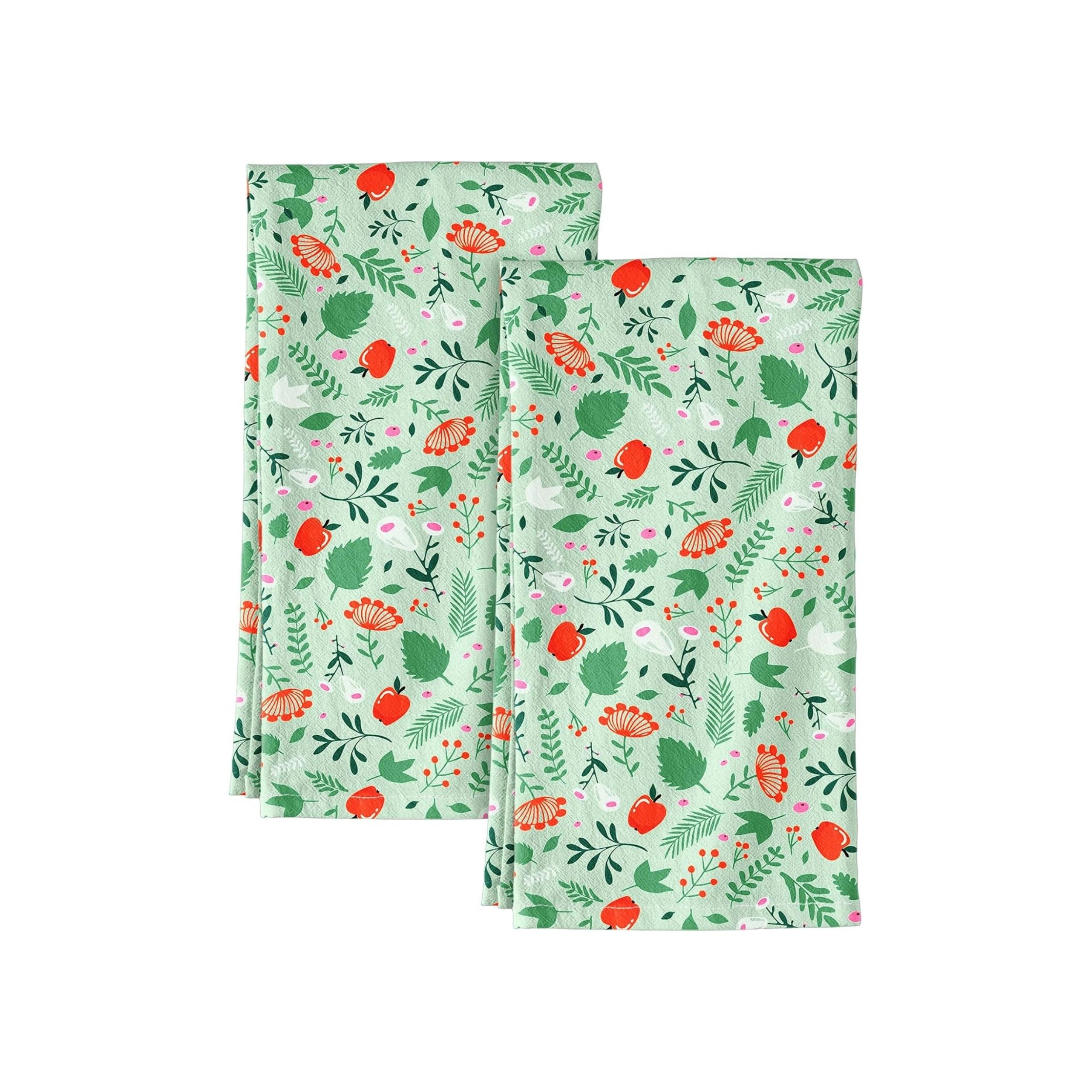 Stock Preferred Pack of 2 Cotton Flour Sack Kitchen Towels