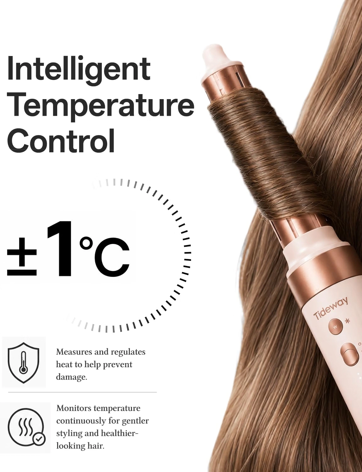Tideway Prowaver 6-in-1 Ionic Hot Air Multi-Styler with Auto-Wrap Curlers