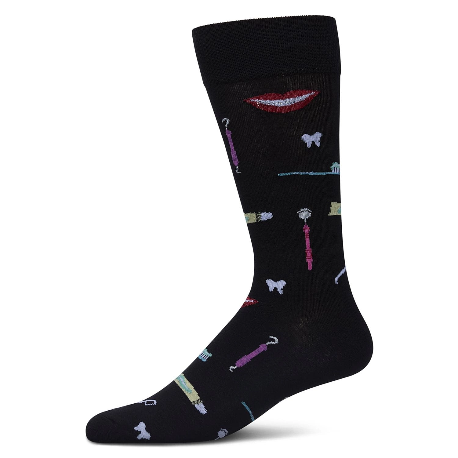 MeMoi Men's Dentist Rayon From Bamboo Crew Socks