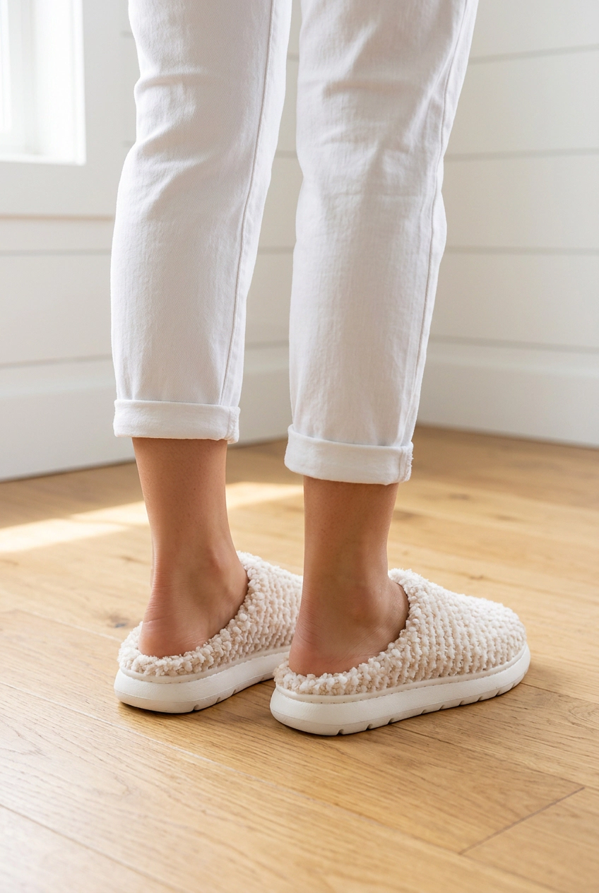 Threaded Pear Women's Kyla Knitted Warm Homewear Slippers
