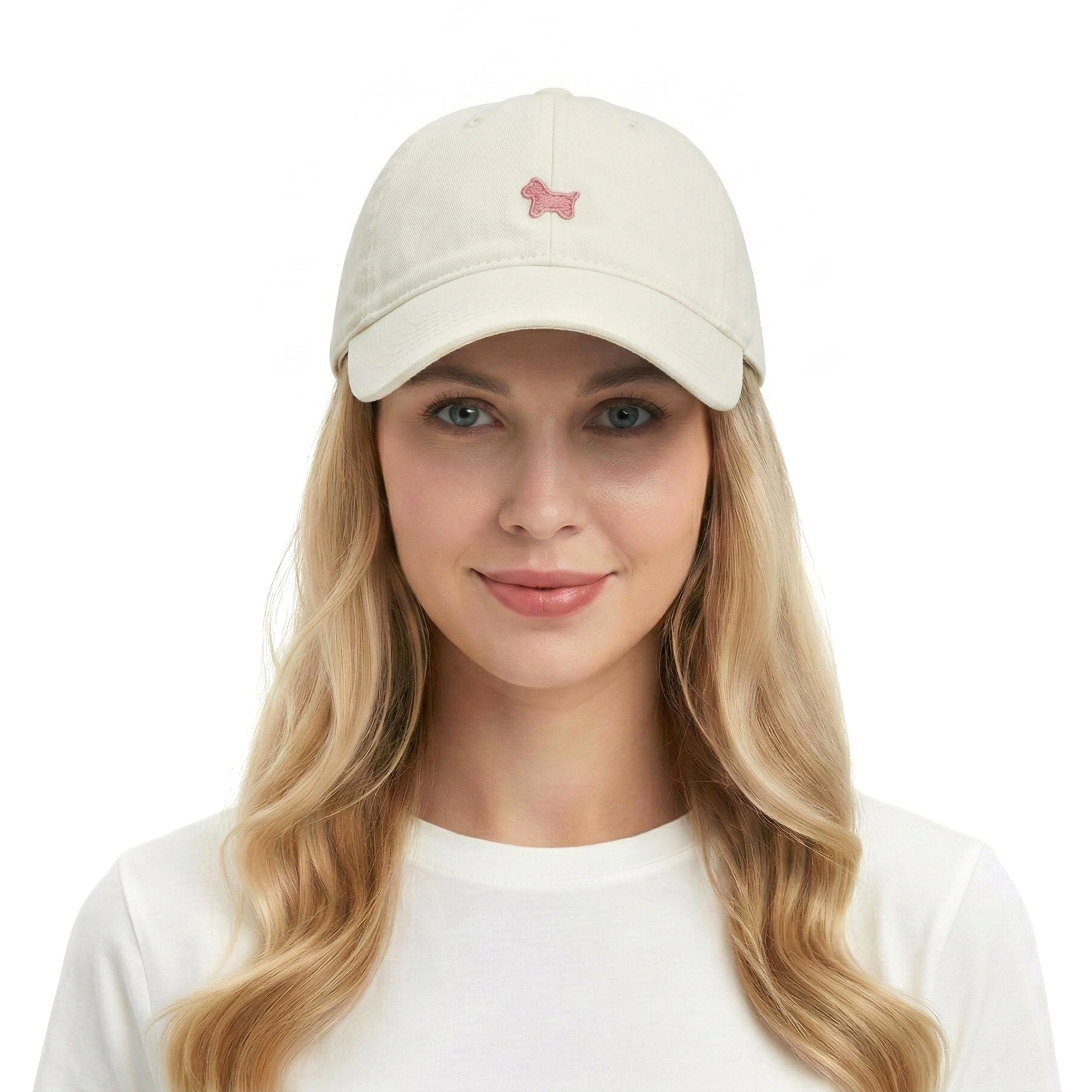 Anna-Kaci Women's Minimalist Embroidery Baseball Cap Adjustable Cotton Dad Hat Casual Everyday