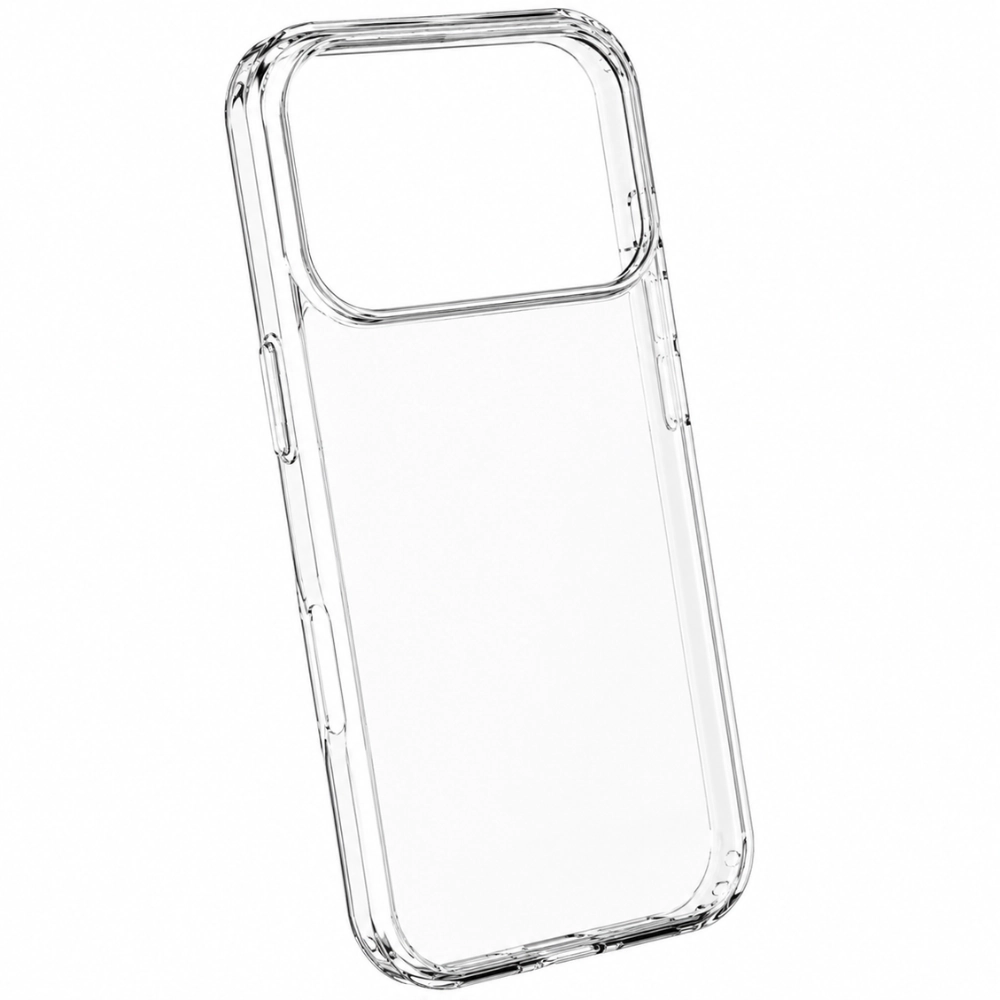 Qixxronics Phone Case for iPhone 17 Pro Protection Cover for iPhone 17 Pro Clear Mobile Cover