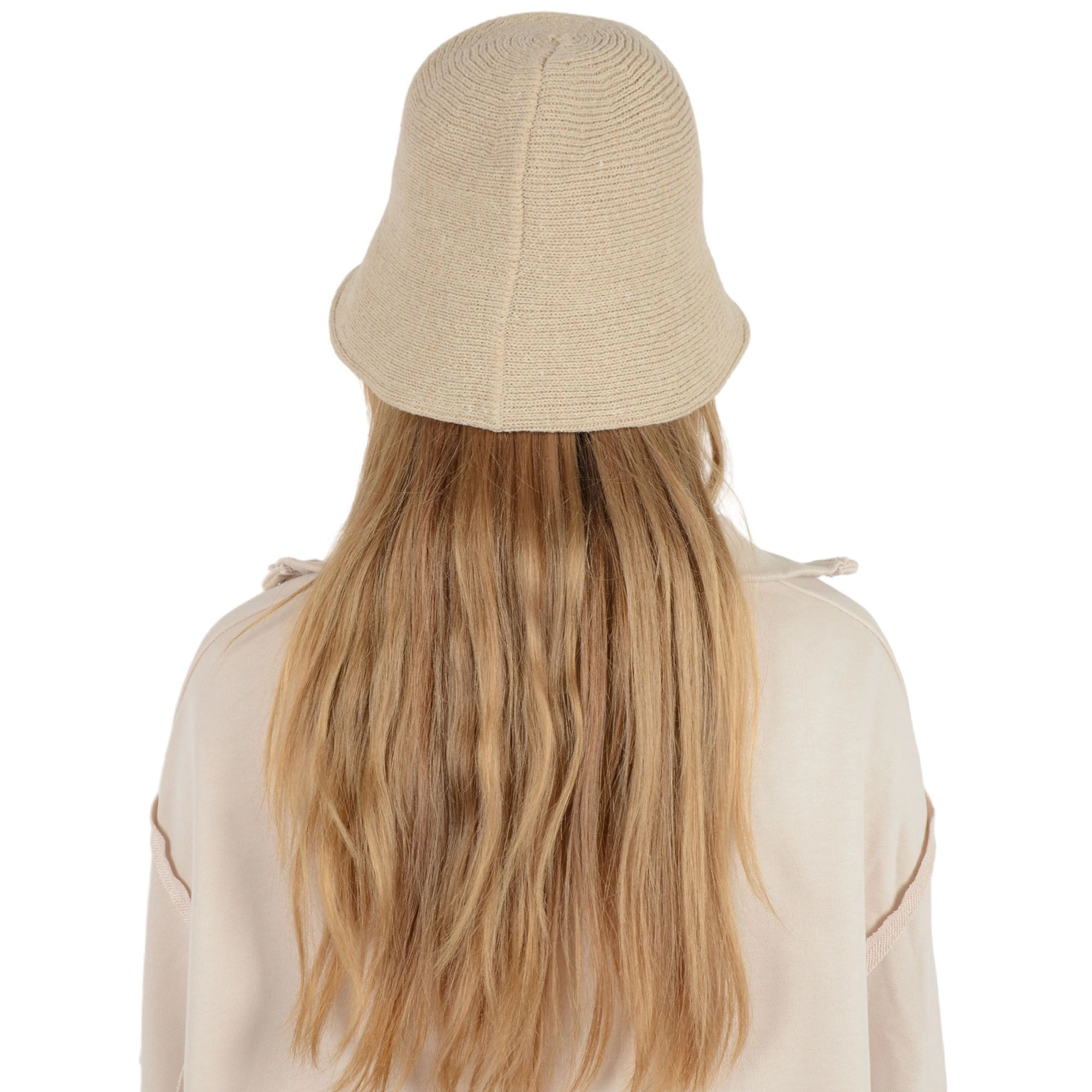Anna-Kaci Womens Fall Knitted Bucket Hat Summer Travel Beach Crochet Fisherman Sun