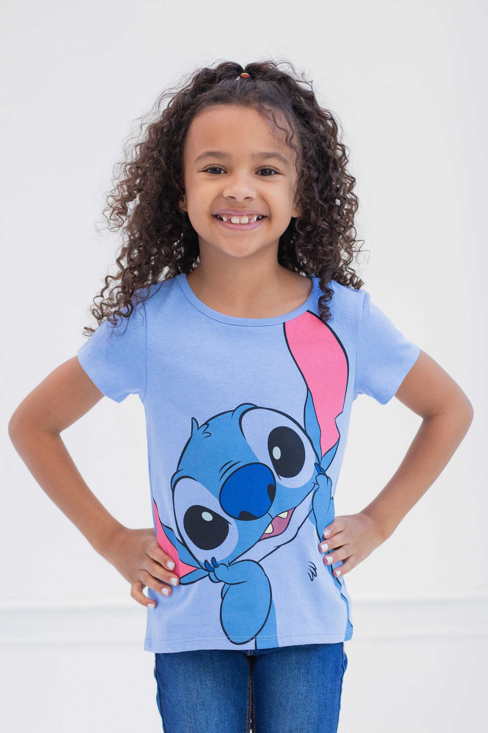 Disney Lilo & Stitch Girls' 3-Pack Tees