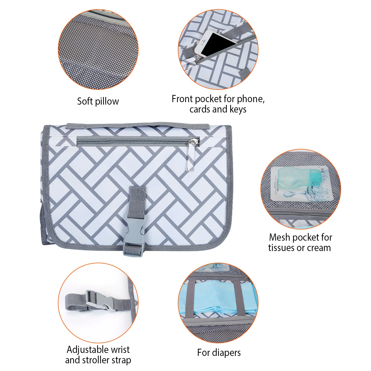 GBruno Kids' Kids' Foldable Waterproof Diaper Changing Pad