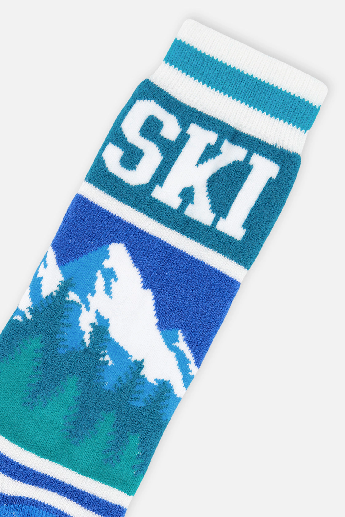 Deux par Boys Mountain Graphic Cushioned Ski Socks