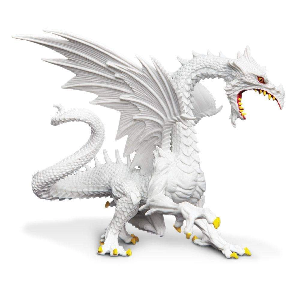 Safari Ltd. - Glow in the Dark Snow Dragon Kids Toy Figure