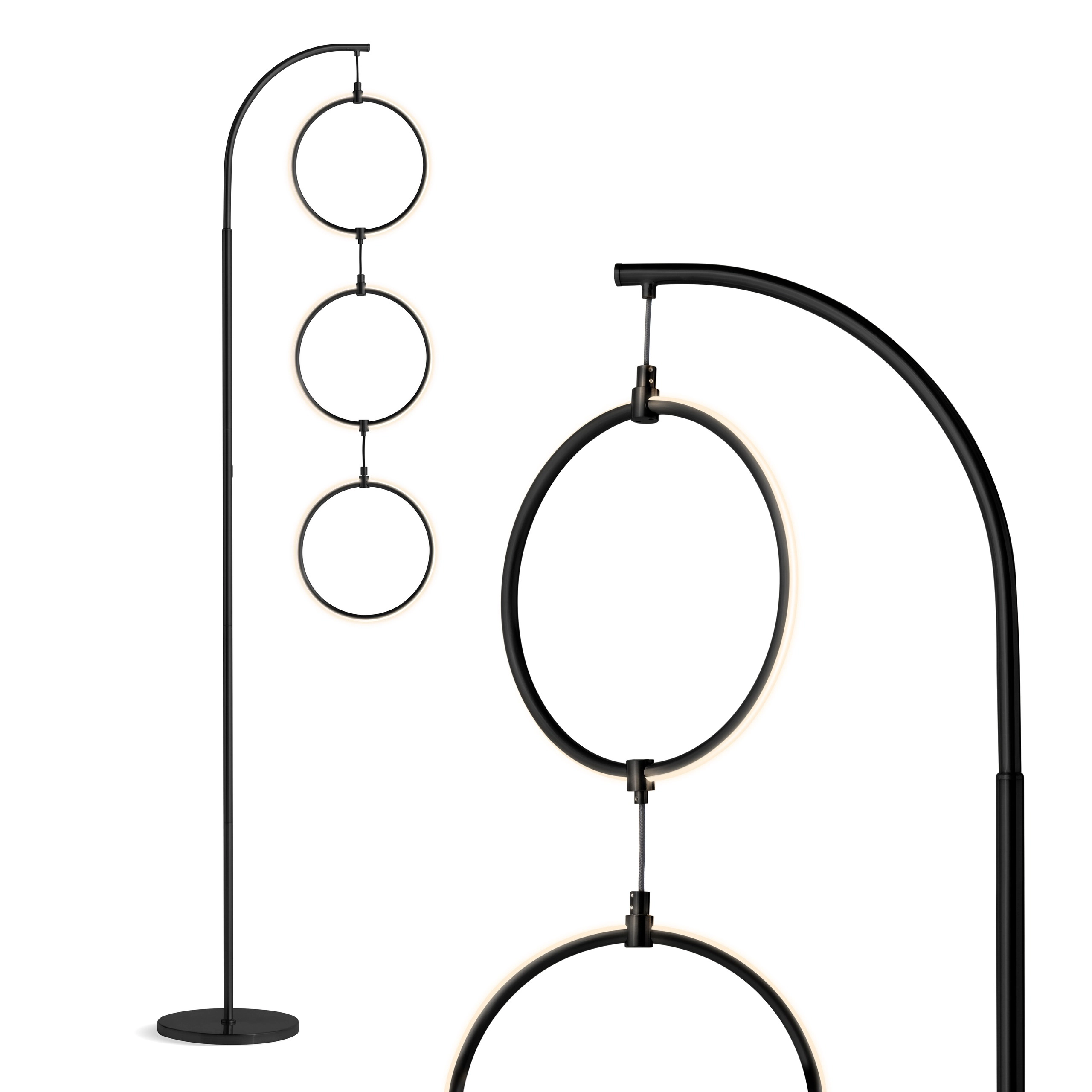 Brightech 3 Ring LED Floor Lamp