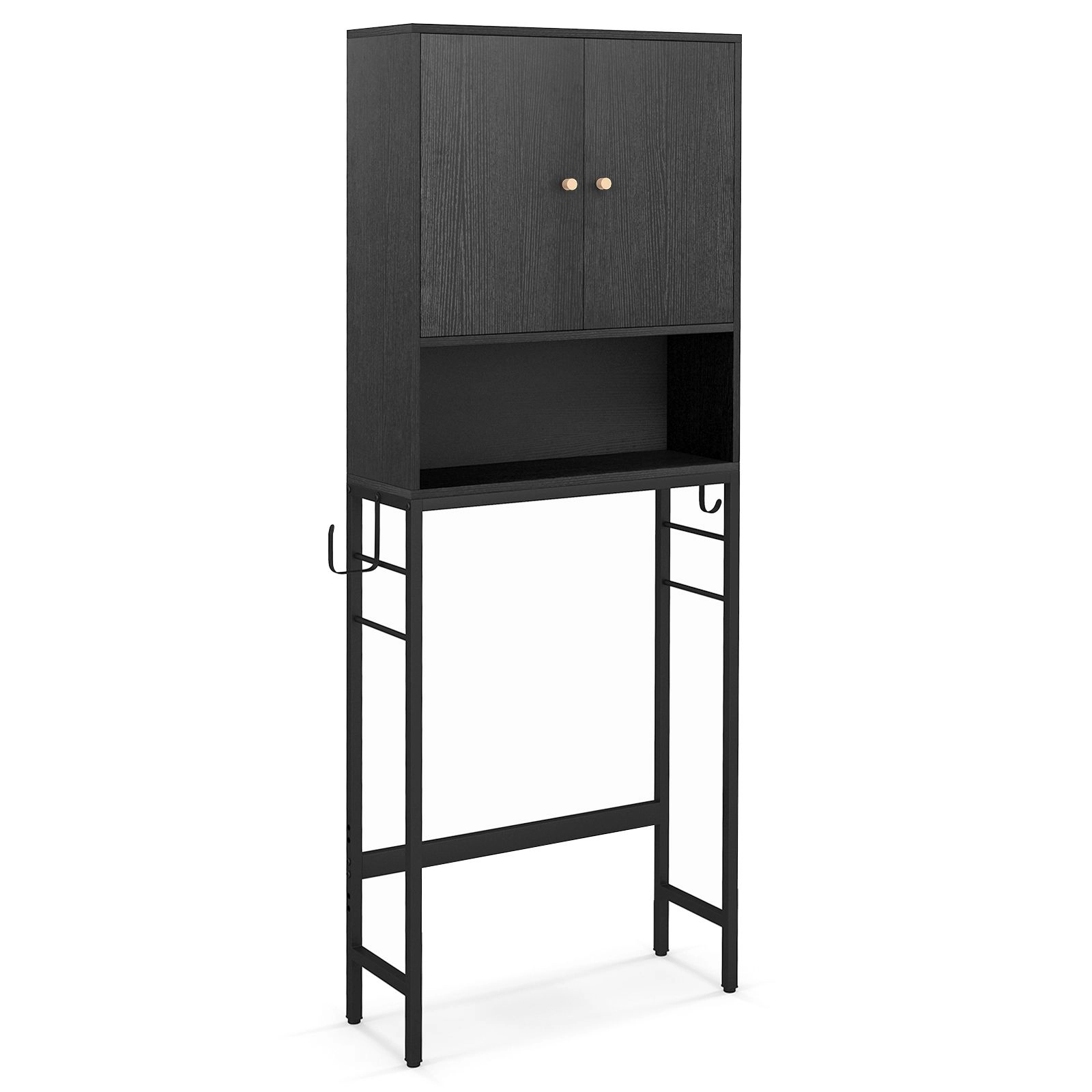 SlickBlue Freestanding Over Toilet Storage Cabinet with Shelves