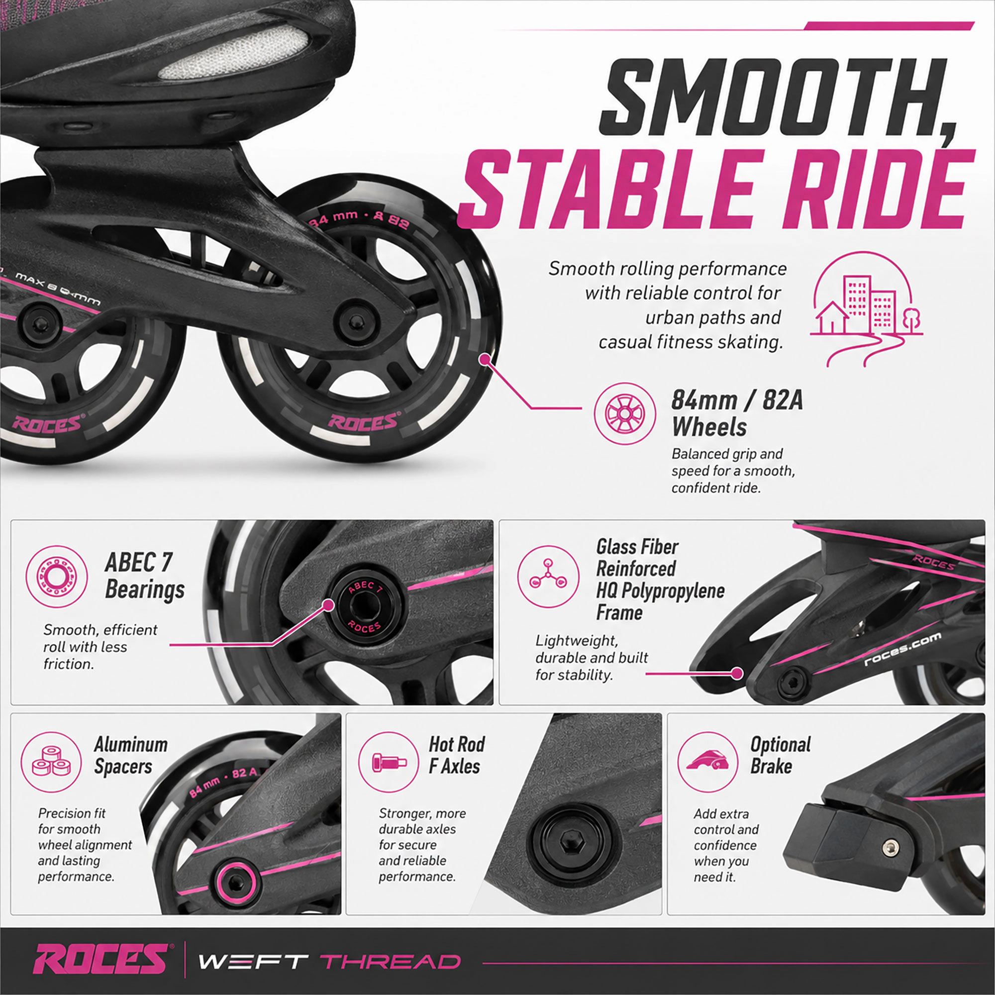 Roces Weft Thread Womens Inline Skates