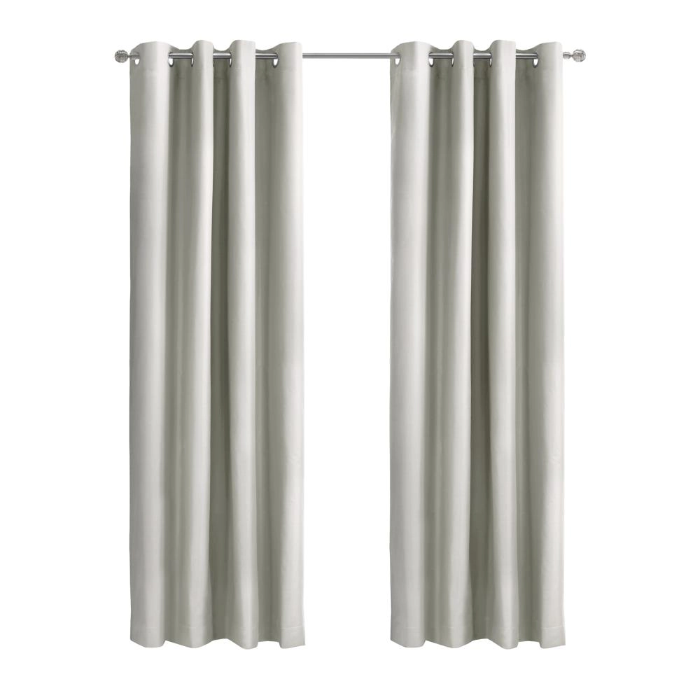 Thermaplus Alpine Blackout Premium Stylish and Functional Grommet Curtain Panel 52" x 95" White