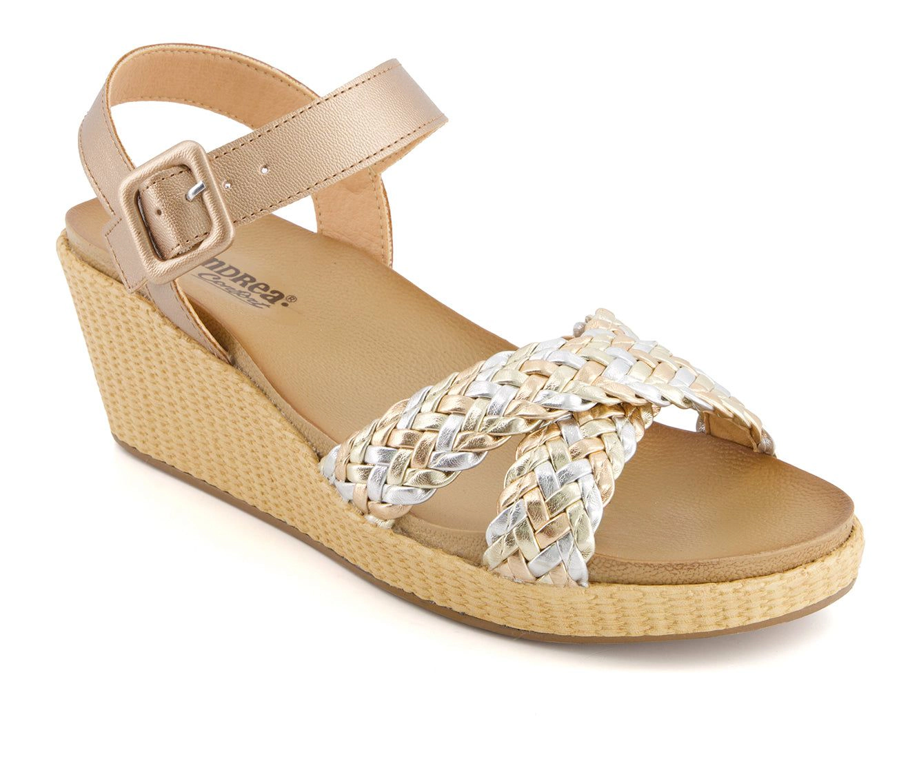 Andrea Womens Wedge Sandals