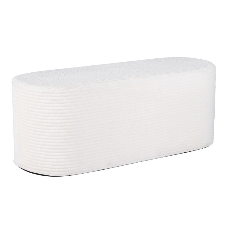 Hivvago Upholstered Ottoman Bench With High-Density Sponge