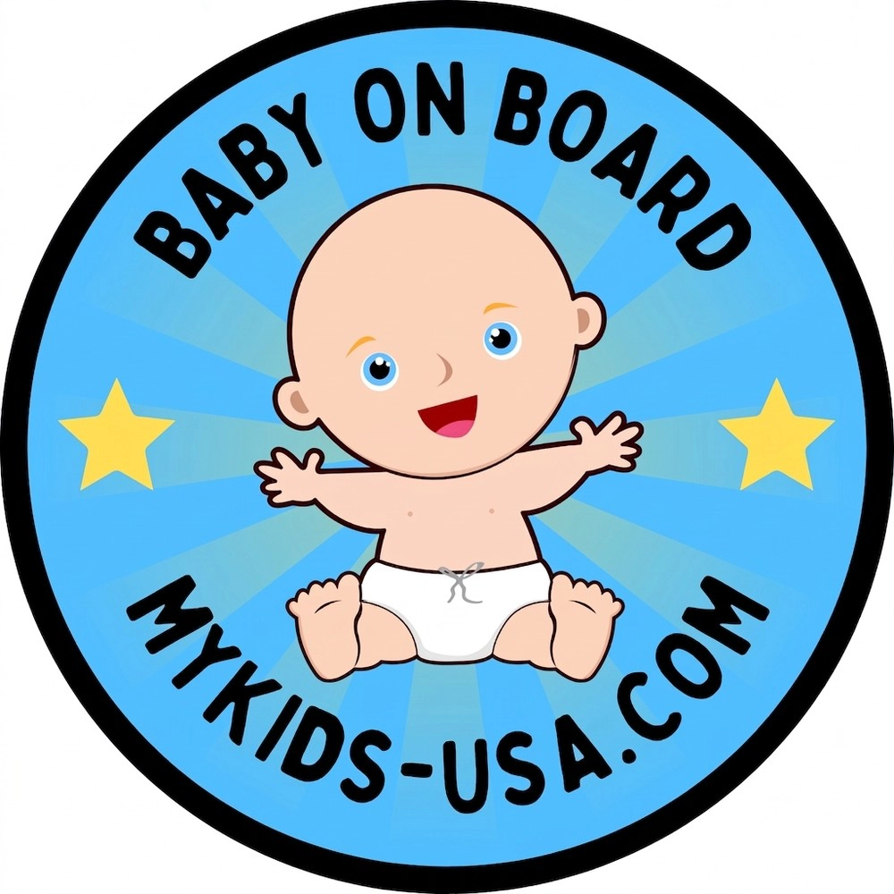 MyKids-USA® Baby on Board Sticker 2 Sets