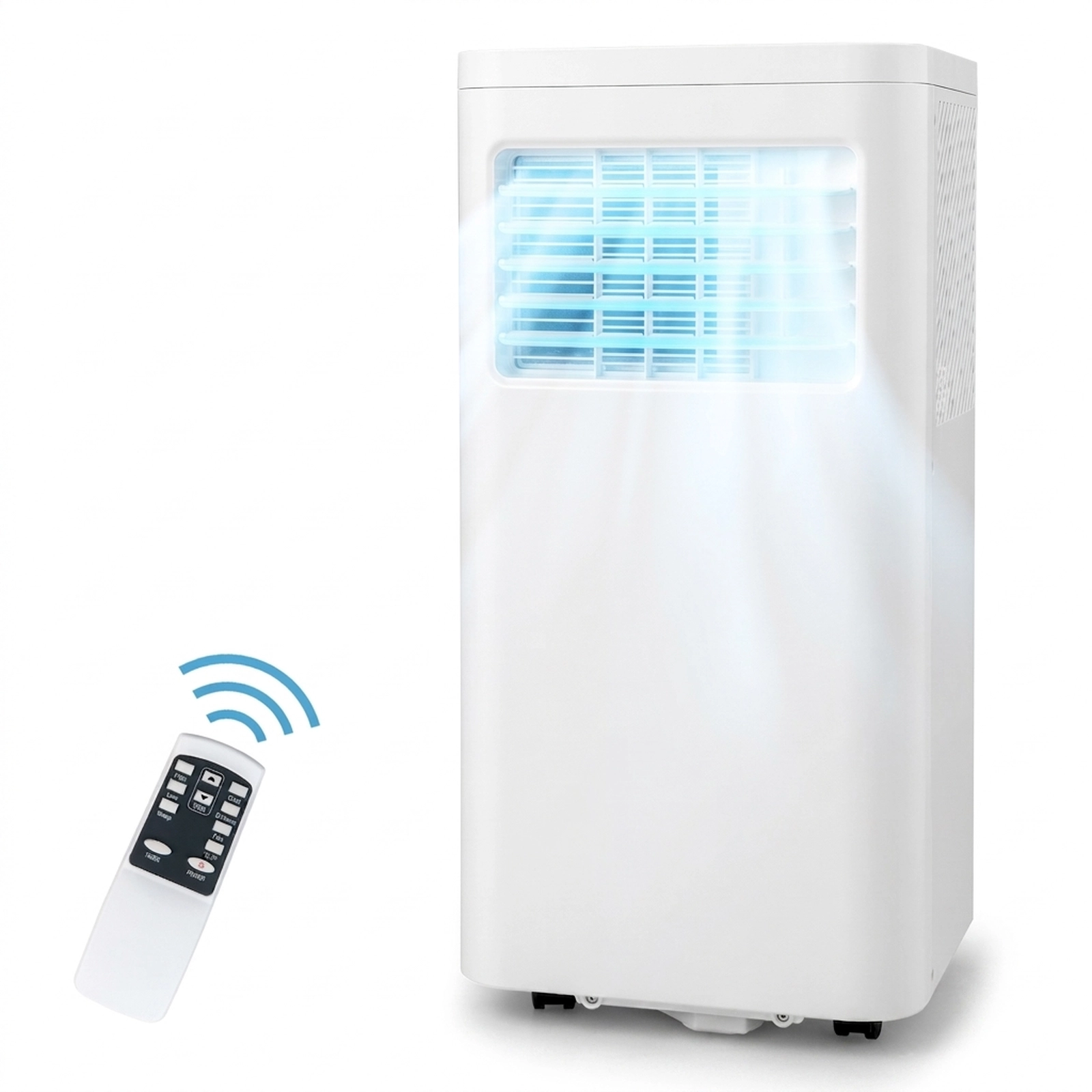 SUGIFT 3-in-1 Portable Air Conditioner Dehumidifier and Fan 6000 BTU SACC 10000 BTU ASHRAE 250 sq ft Cooling Area White