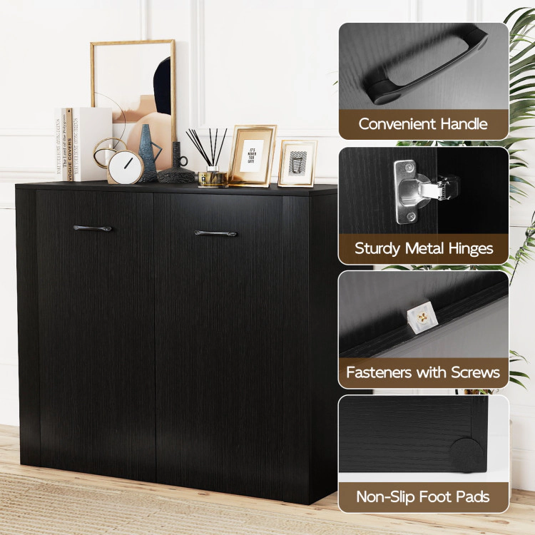 Hivvago 38" Buffet Modern Sideboard Cabinet With Storage