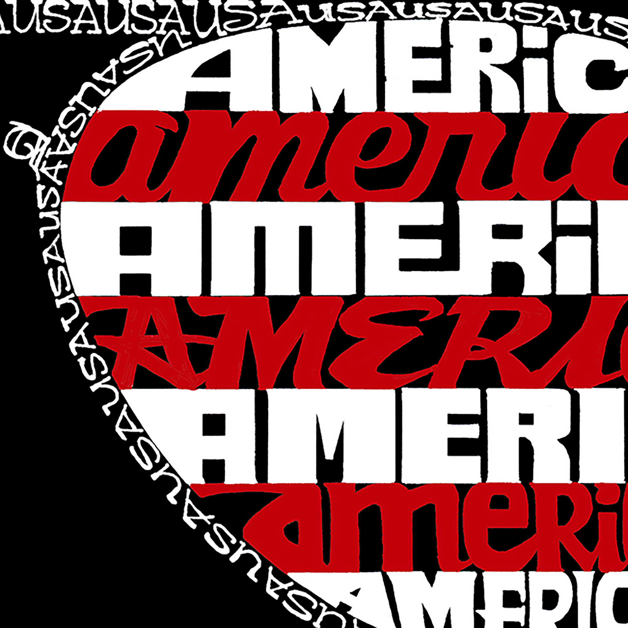 LA Pop Art Men's Word T-Shirt - Americana Sunglasses