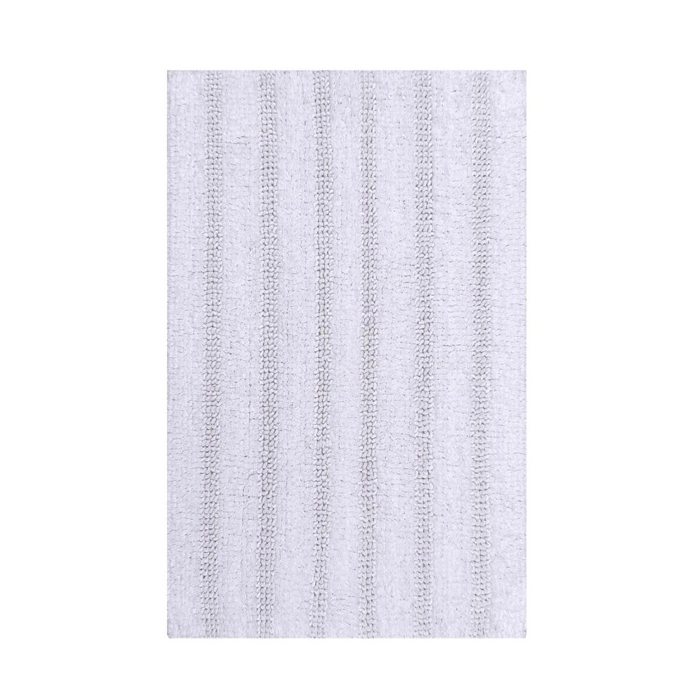 Linear 220 GSF Reversible Cotton Bath Rug 21in x 34in by Knightsbridge