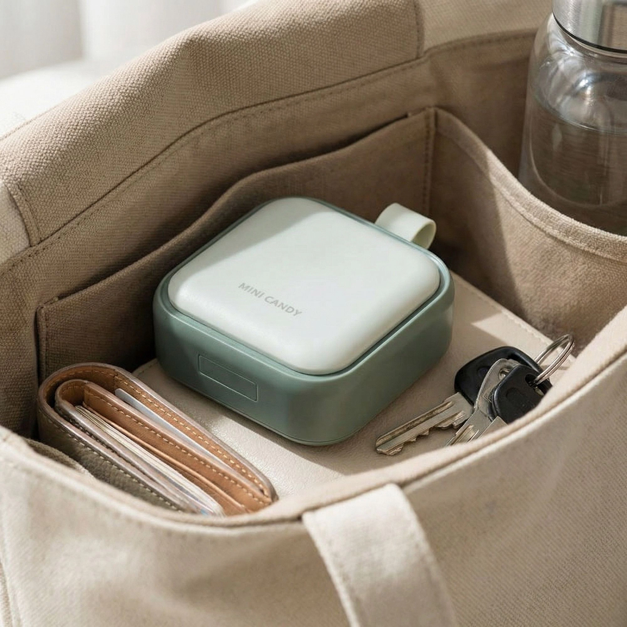 Alilang Women Compact Pill Organizer Case with 4 Compartments Portable Medication Storage Flip Lid Mini Travel Design 2.