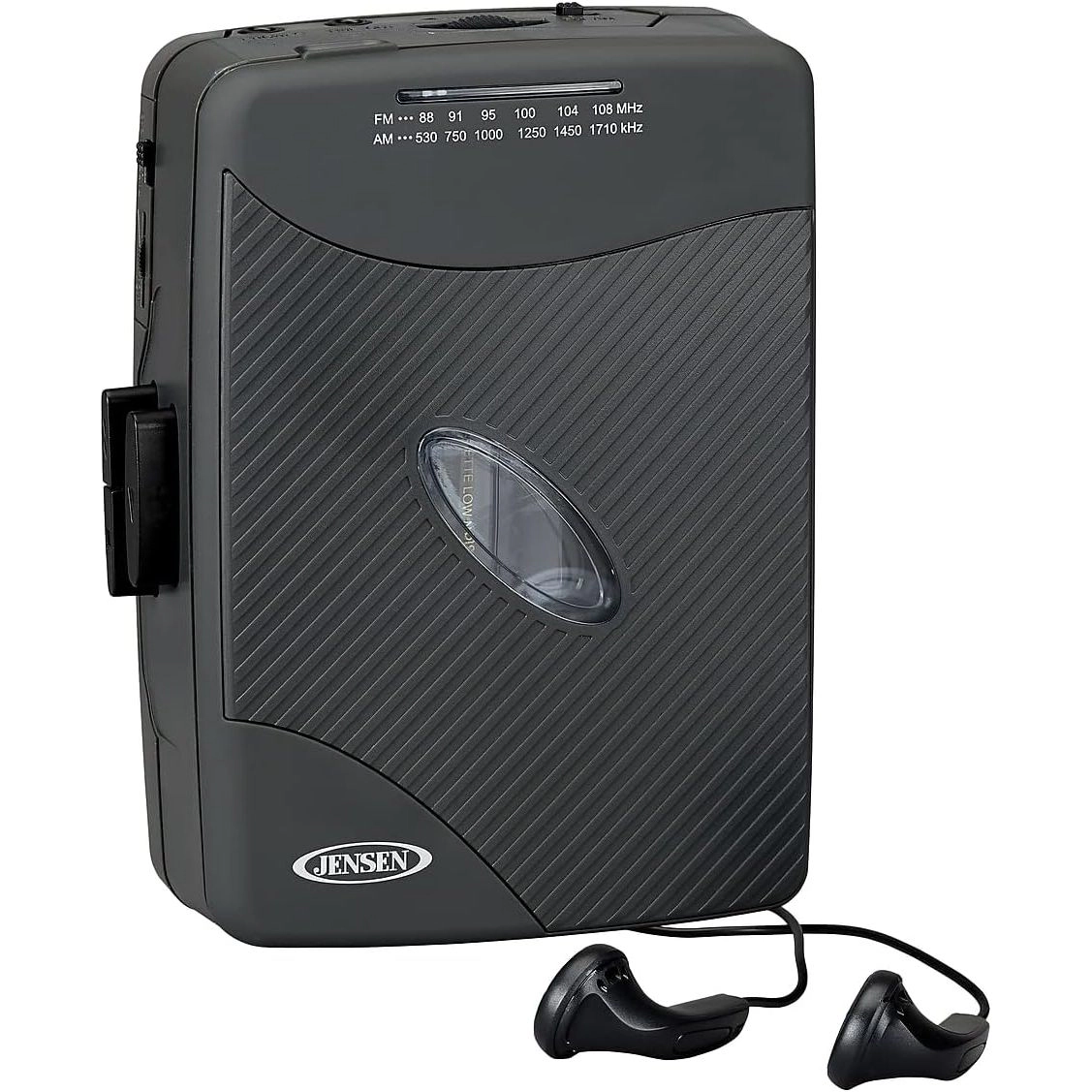 Jensen Compact Stereo Cassette Player with AM/FM Radio SCR-75