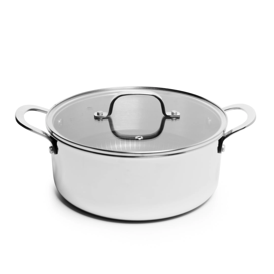 Lexi Home Premium 7-Piece Tri-Ply Stainless Steel Nonstick Cookware Set, Induction & Oven Safe