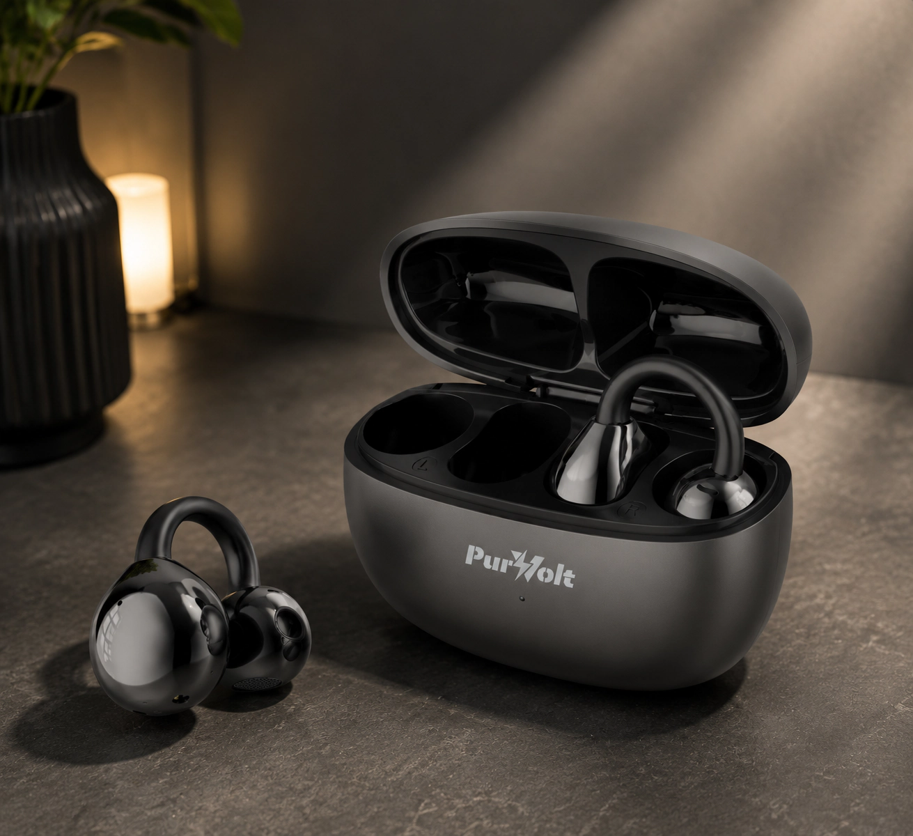 Pursonic Unisex True Wireless Stereo Earbuds – Immersive Sound, Compact Design, All-Day Comfort