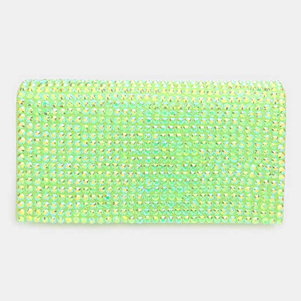 FASHNZFAB Bling Studded Evening Clutch / Crossbody Bag
