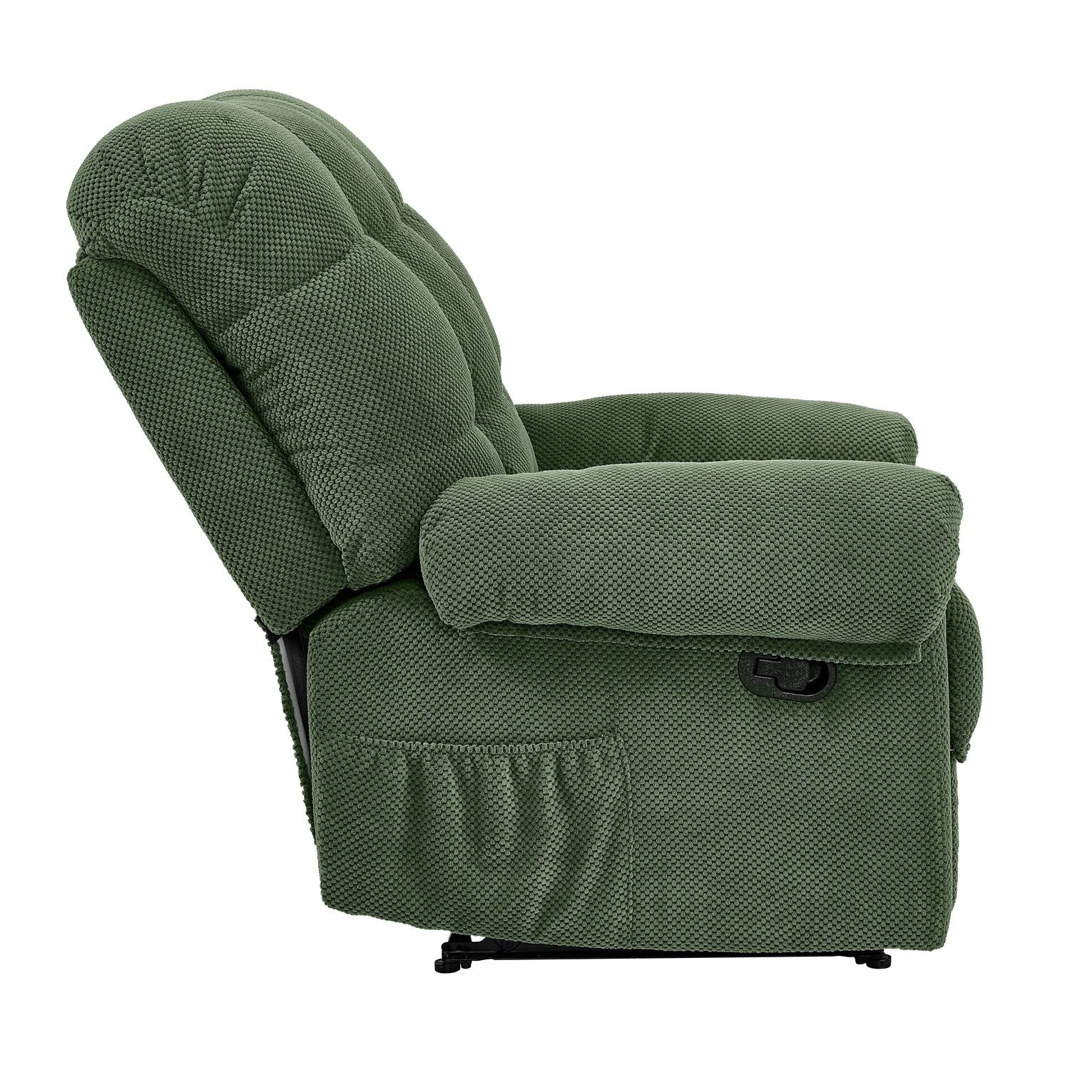 GBruno Overstuffed Fabric Reclining Lounge Chair