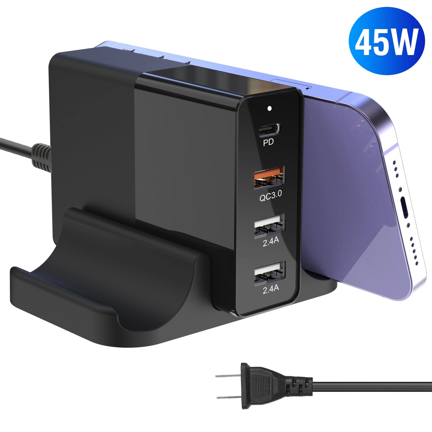 GBruno 6-Port 45W Fast Charging Station