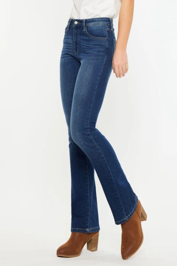 KanCan Women's Essentials High Rise Bootcut Jeans Denver