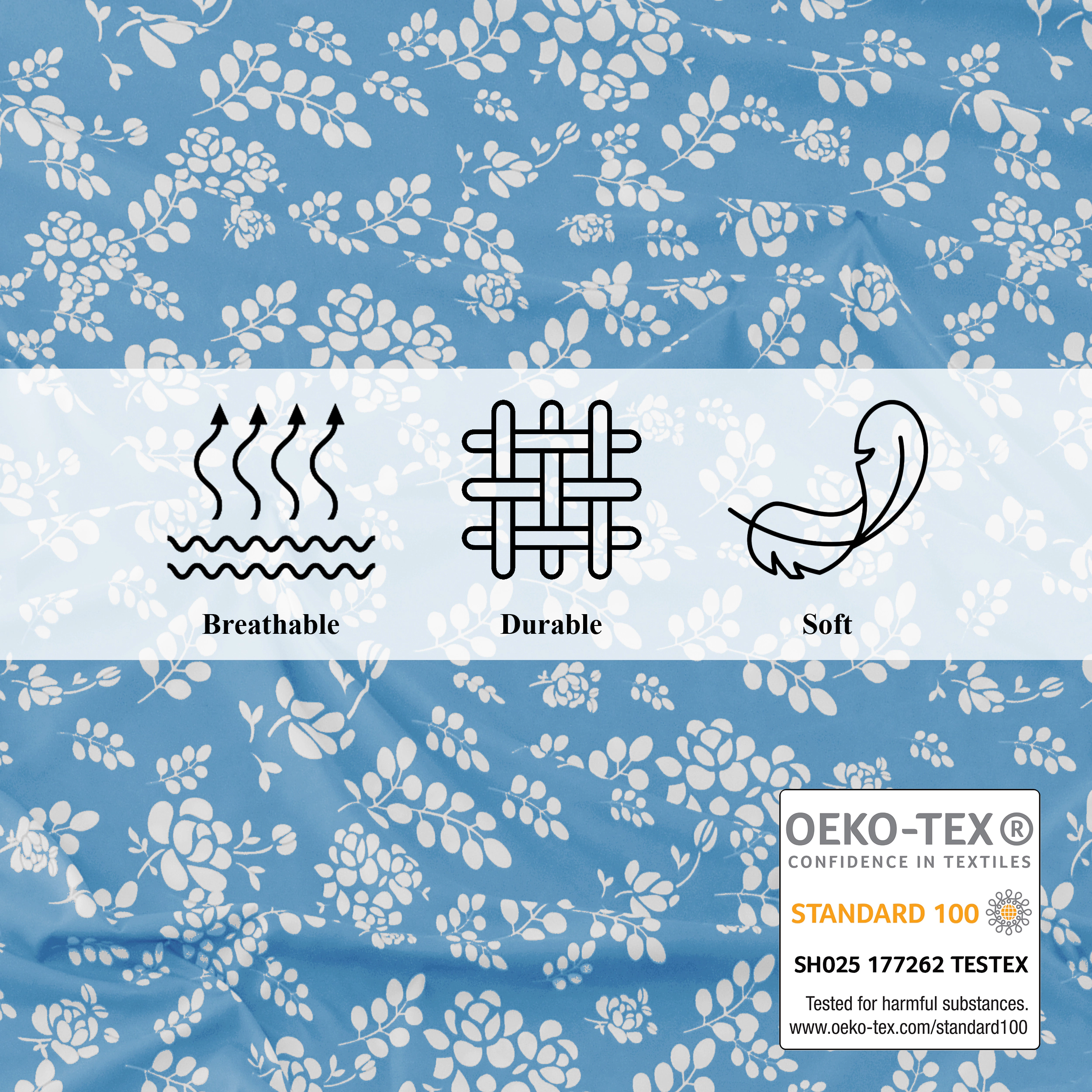 Lux Decor Collection Floral Sheet Set Ultra Soft Deep Pocket Printed Bed Sheets