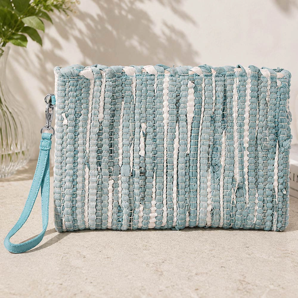 FASHNZFAB Boho Textured Clutch Crossbody Bag