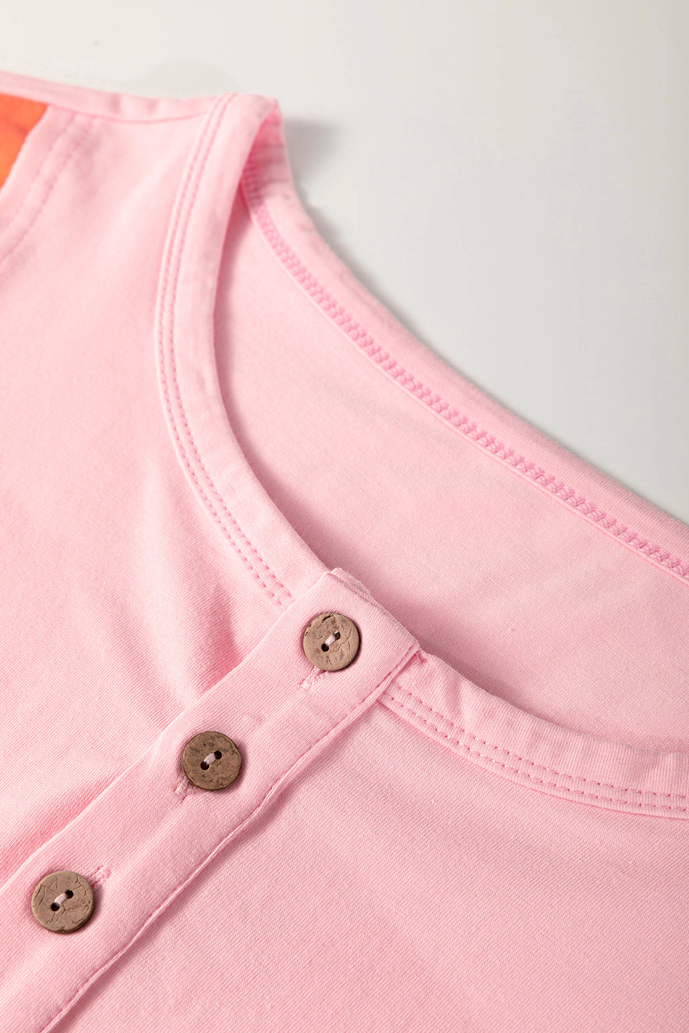 Threaded Pear Women's Parker Sleeve Henley Top Long