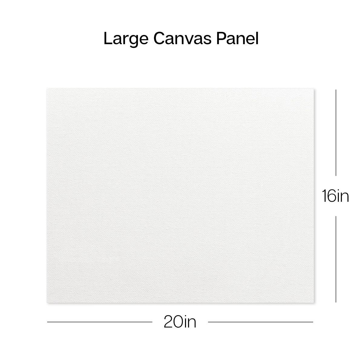 KINGART Canvas Panel Boards - 16" x 20" 4-Pack