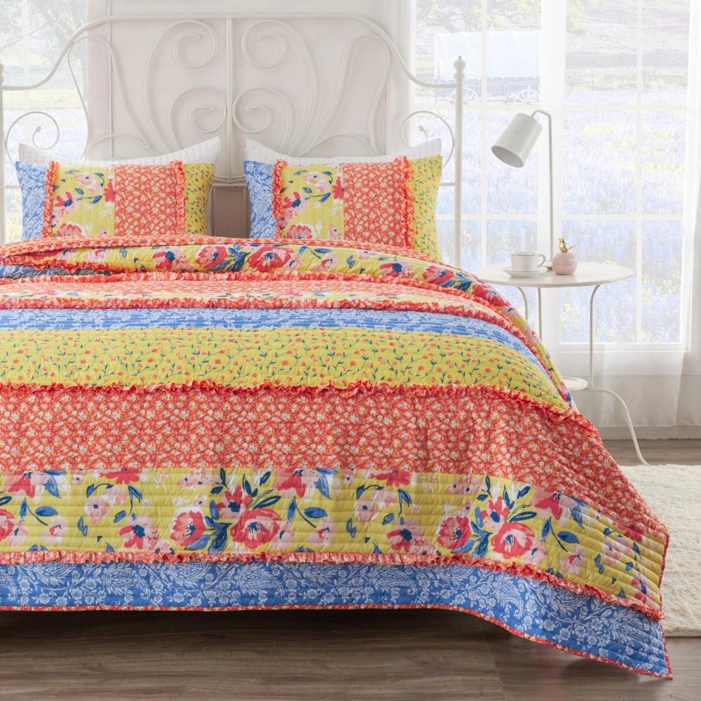 Greenland Home lar Ruffle Embellished Pillow Sham