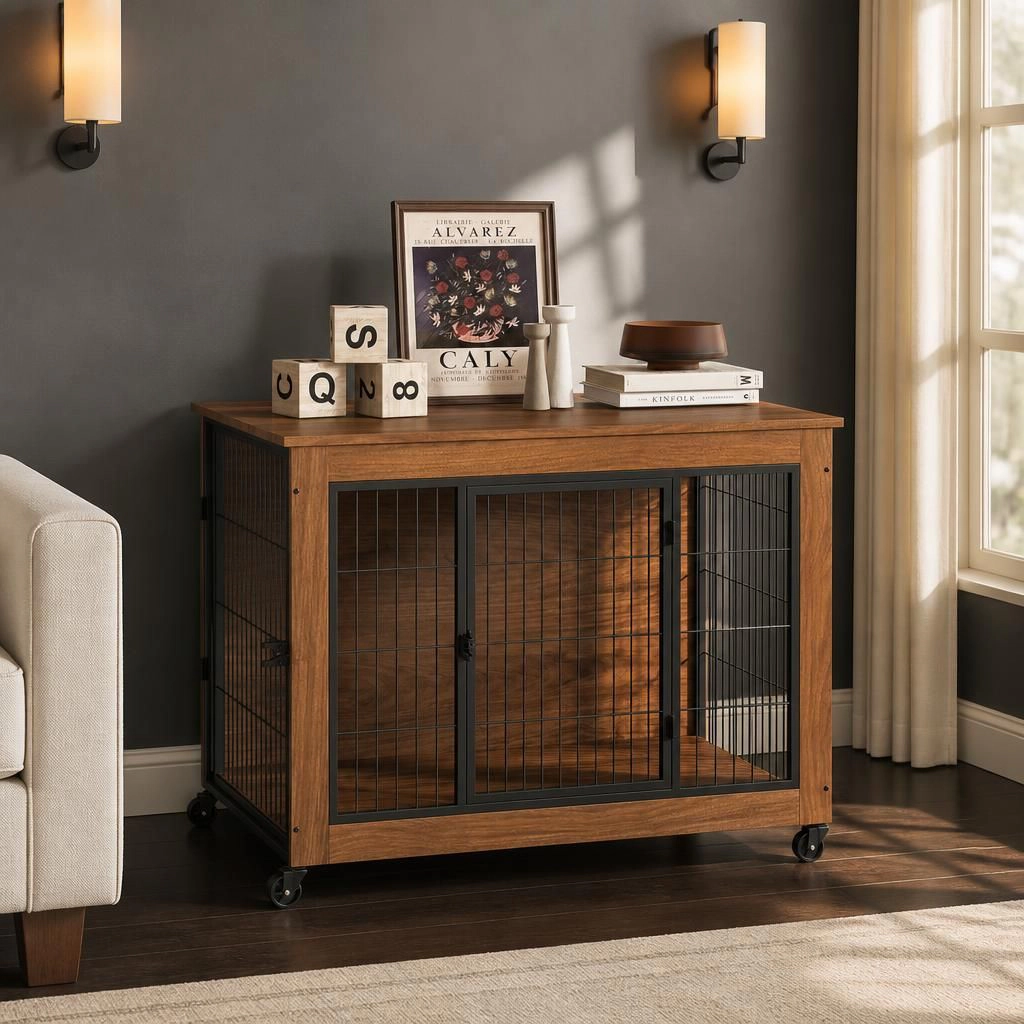 Ifmall Writing Desk with Hutch