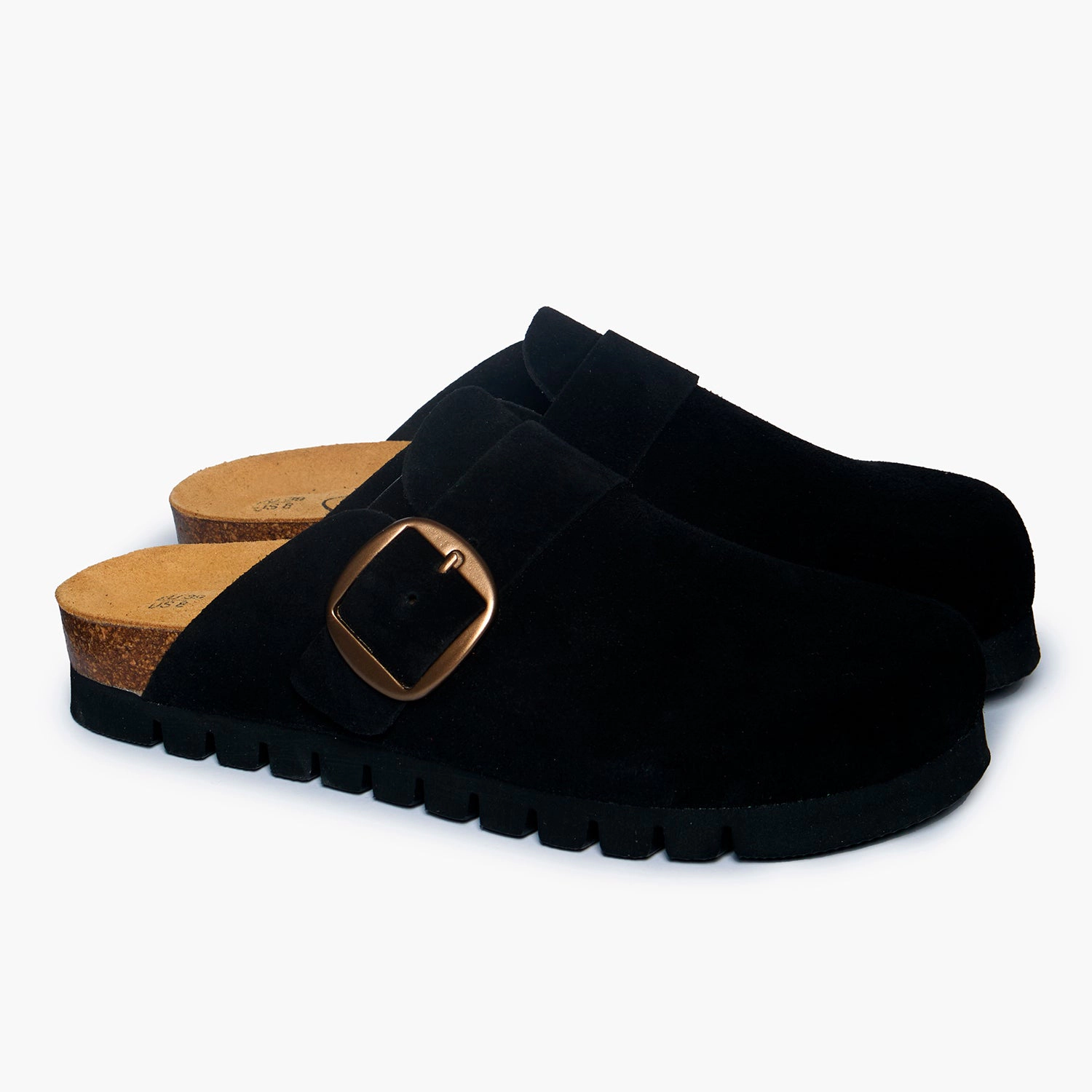 Plakton Women's Clog Suede Bell