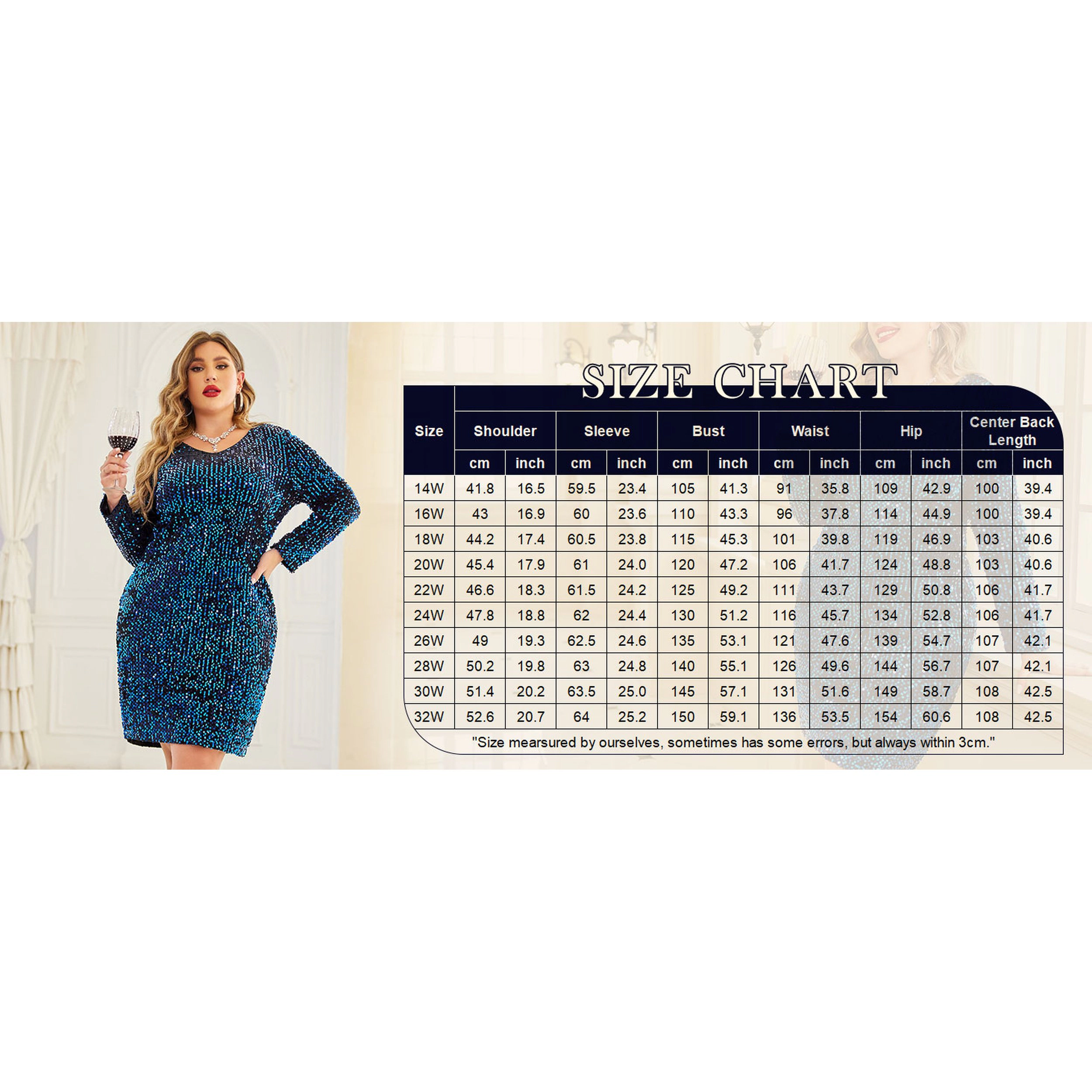 Zeagoo Women's V Neck Long Sleeve Bodycon Dress