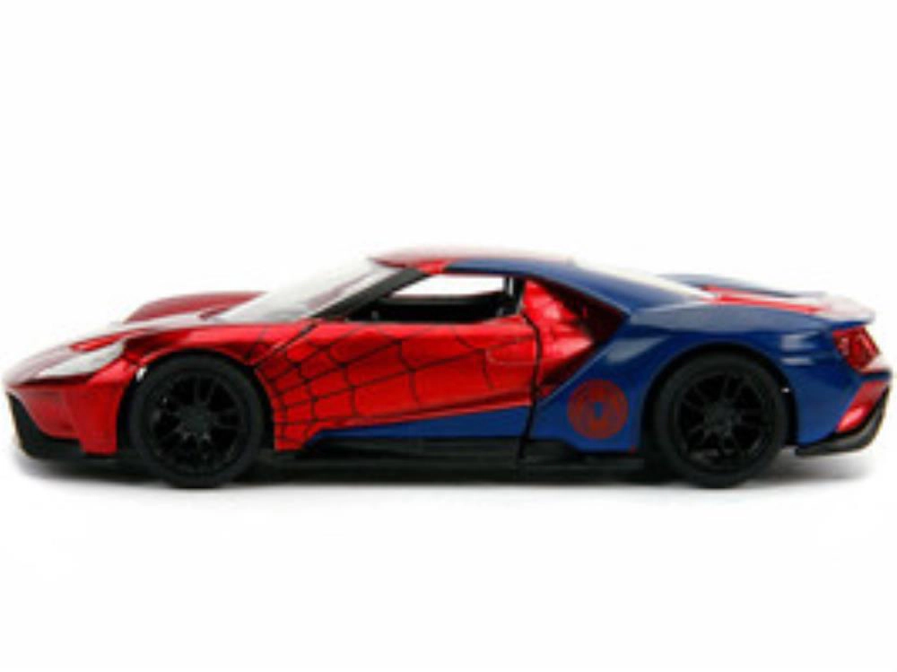 Jada 2017 Ford GT "Spider-Man" Theme "Marvel" Series 1/32 Diecast Model Car by Jada