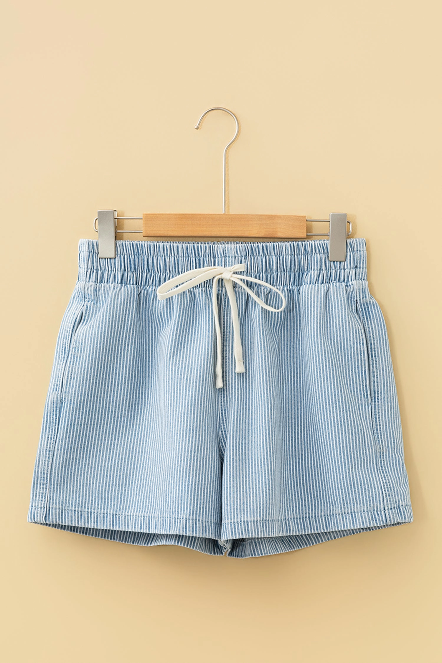 Threaded Pear Women's Honey Elastic Waist Casual Shorts