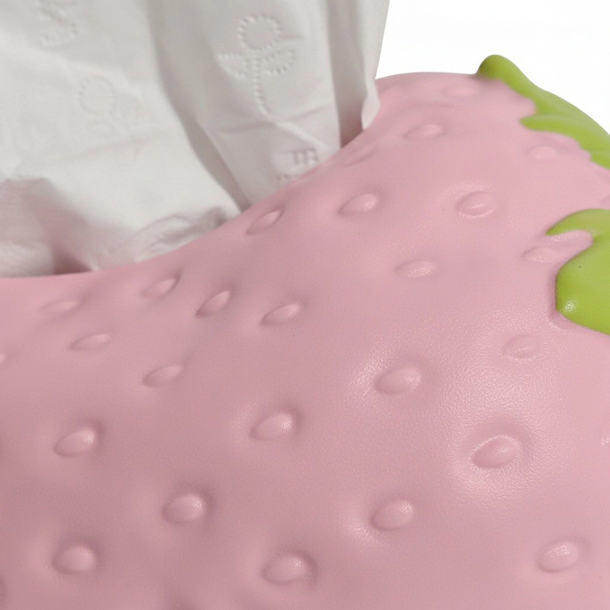 Alilang Unisex Strawberry-Shaped Decorative Tissue Holder with Textured Surface