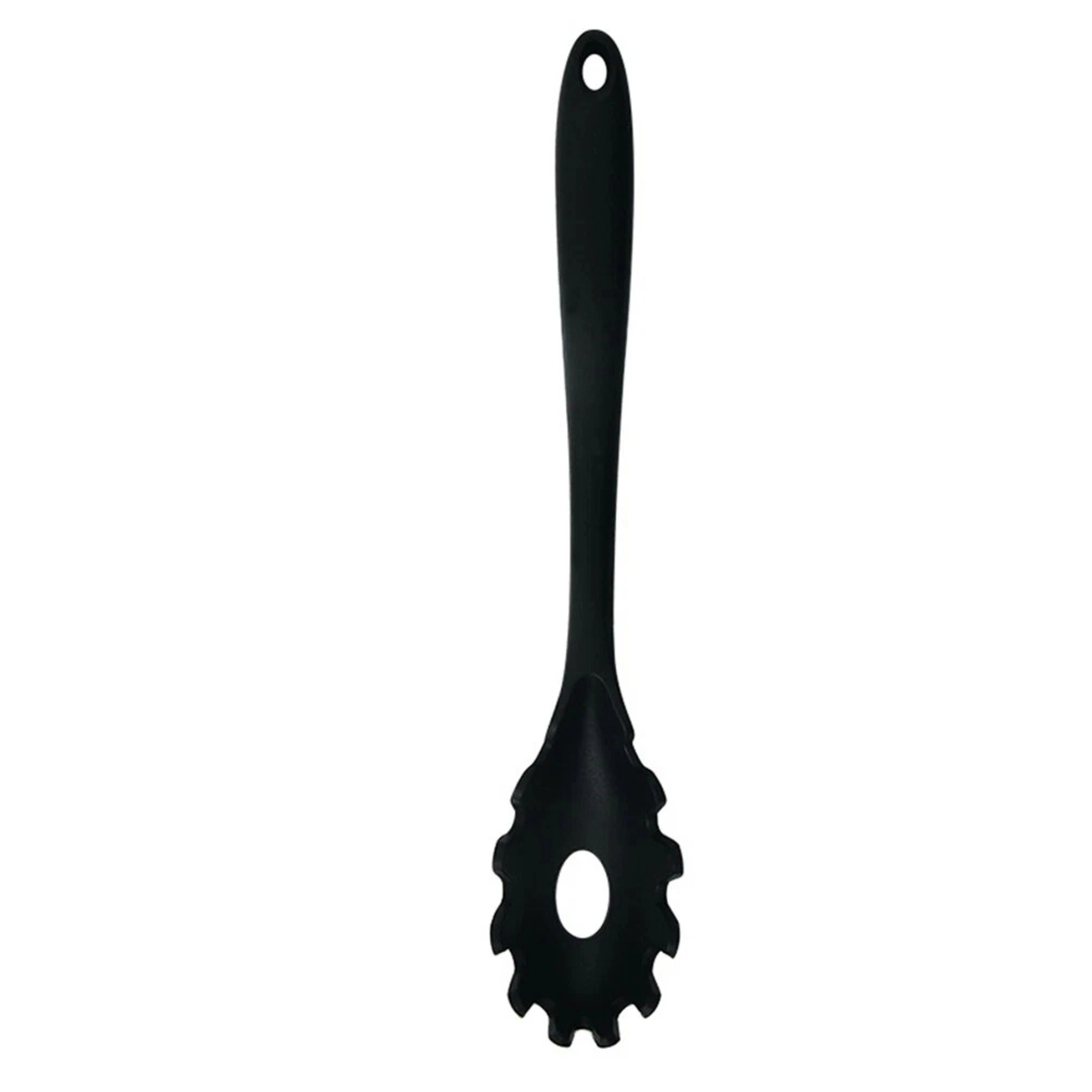 Home Collection Silicone Pasta Server Spoon Heat Resistant 11.5"